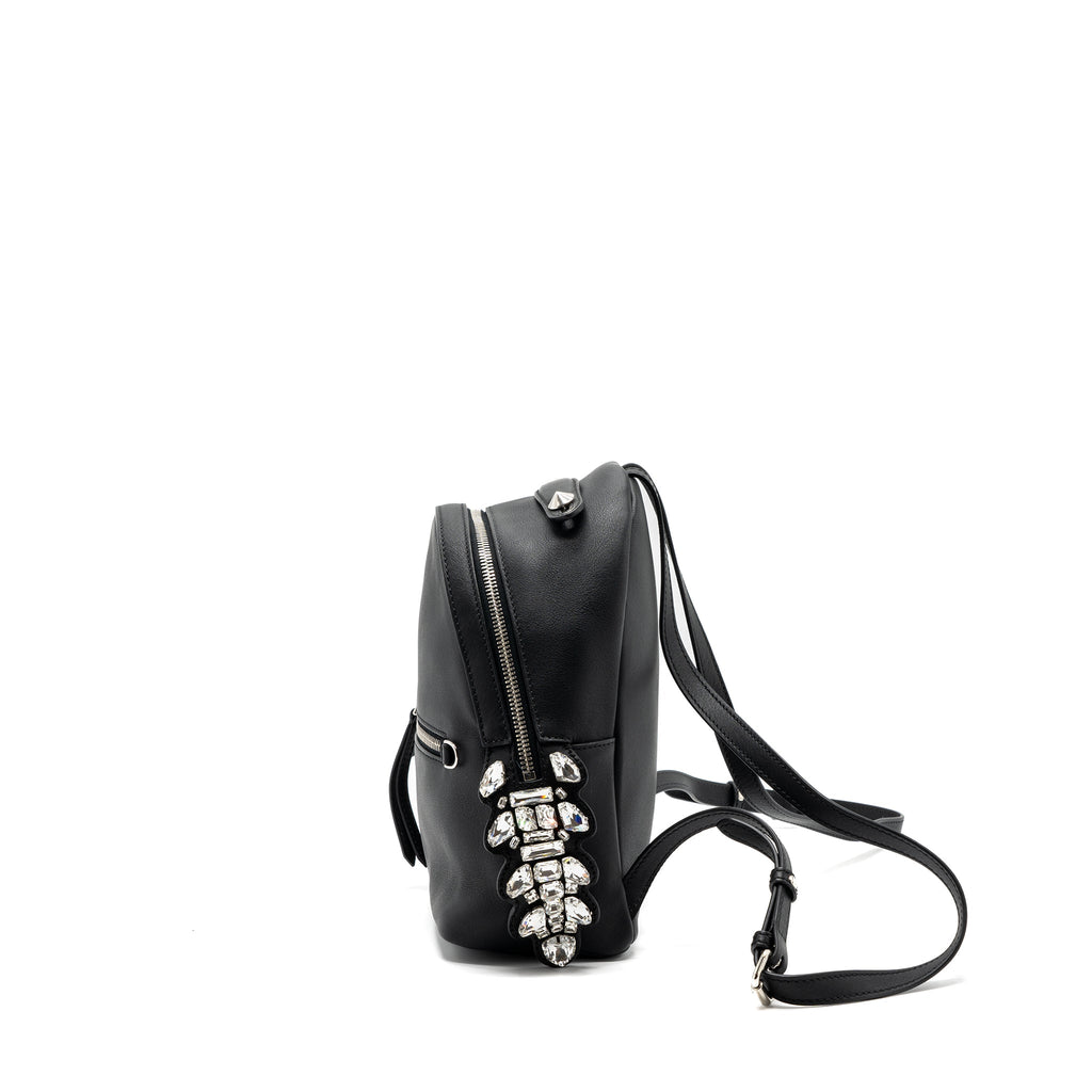 BY THE WAY BACKPACK LEATHER CRYSTAL BLACK SHW