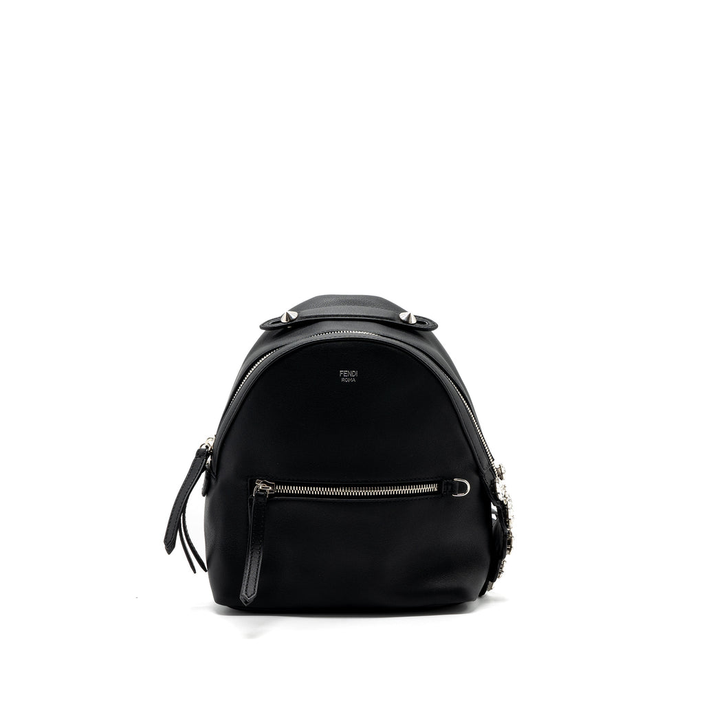 BY THE WAY BACKPACK LEATHER CRYSTAL BLACK SHW