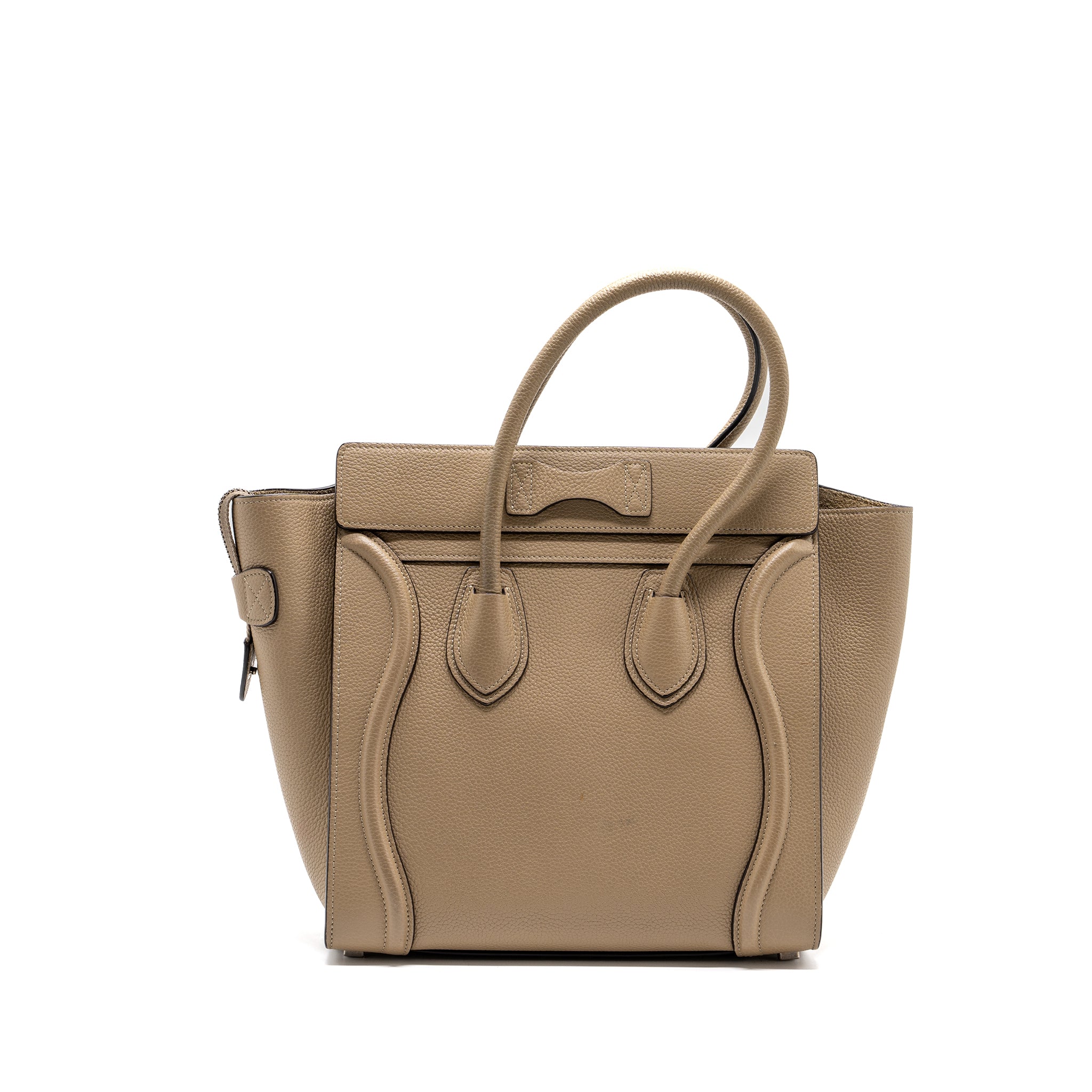 MICRO LUGGAGE BAG CALFSKIN DUNE SHW