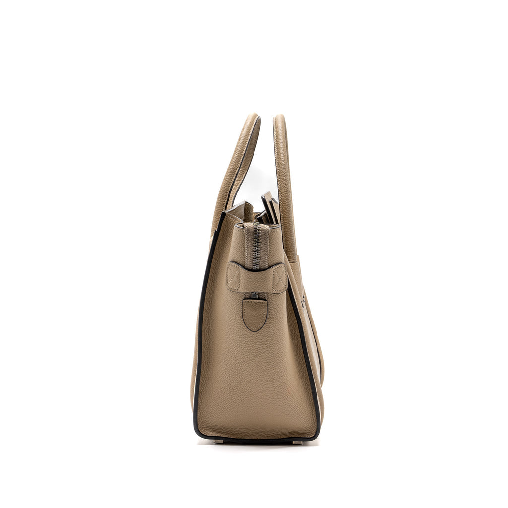MICRO LUGGAGE BAG CALFSKIN DUNE SHW