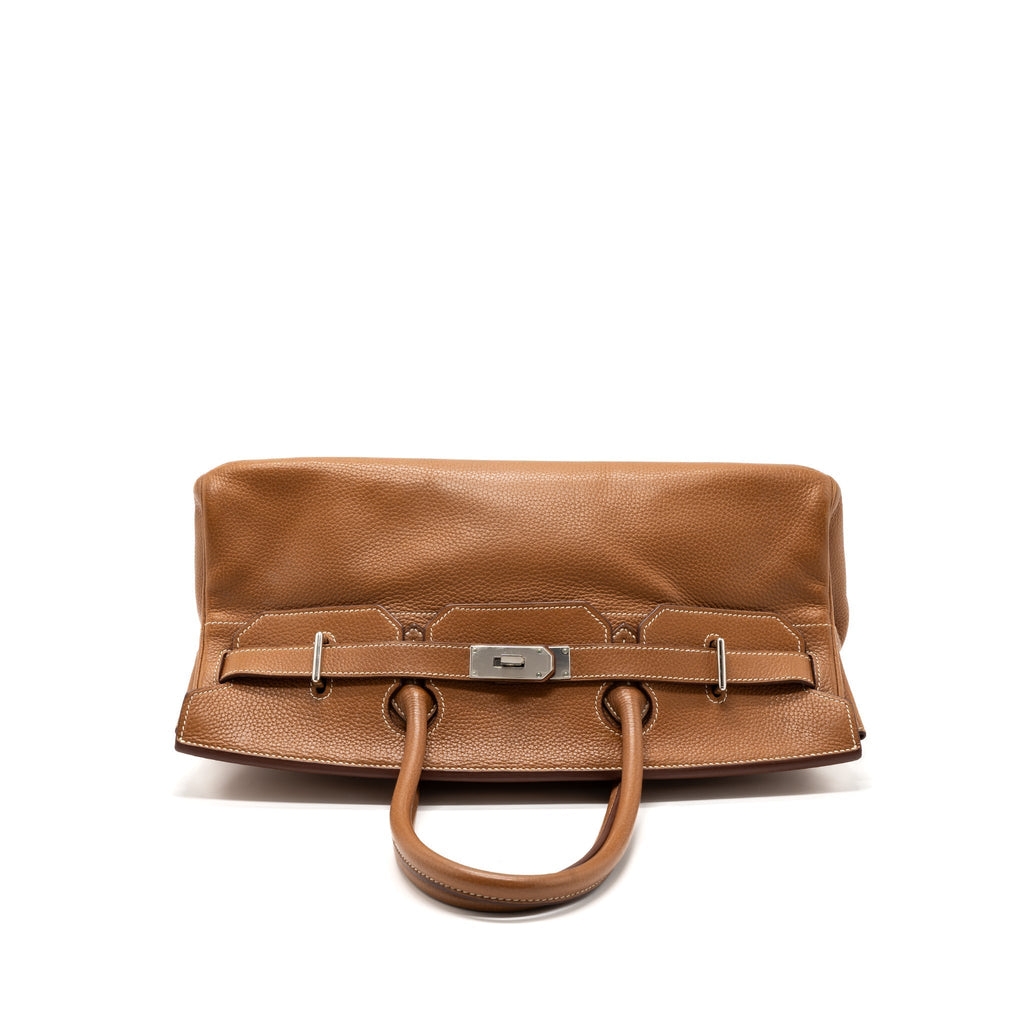 HERMES SHOULDER BIRKIN CLEMENCE GOLD SHW