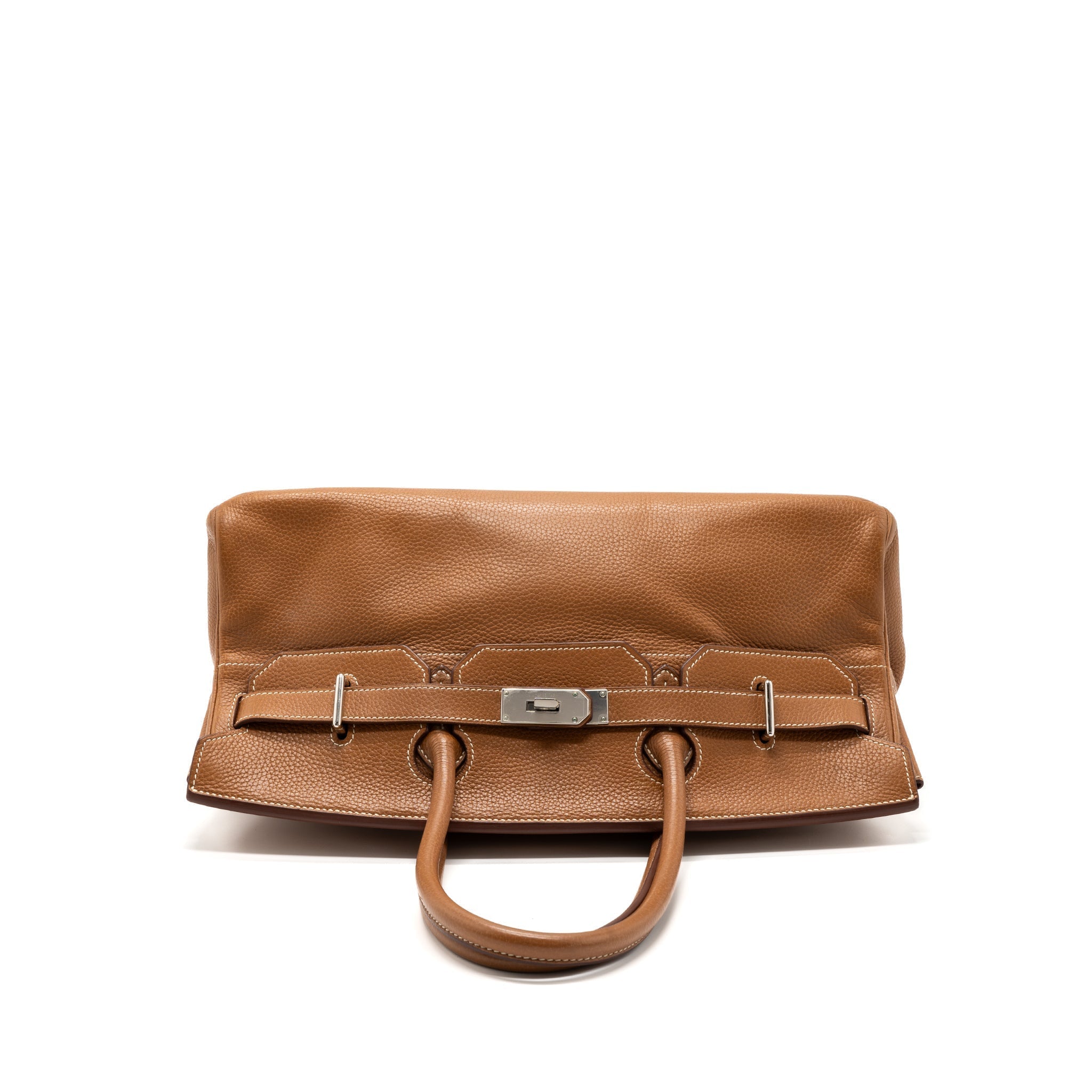 HERMES SHOULDER BIRKIN CLEMENCE GOLD SHW
