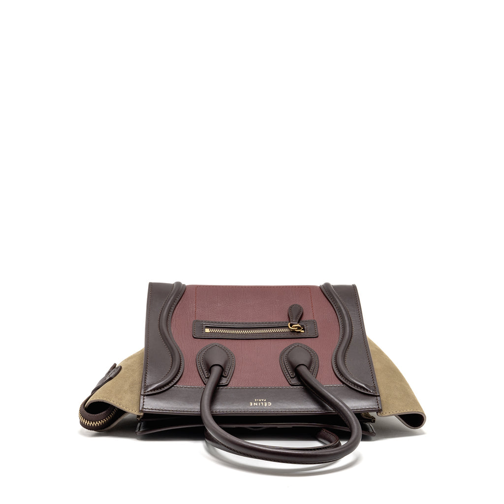 MICRO LUGGAGE BAG LEATHER MULTICOLOR