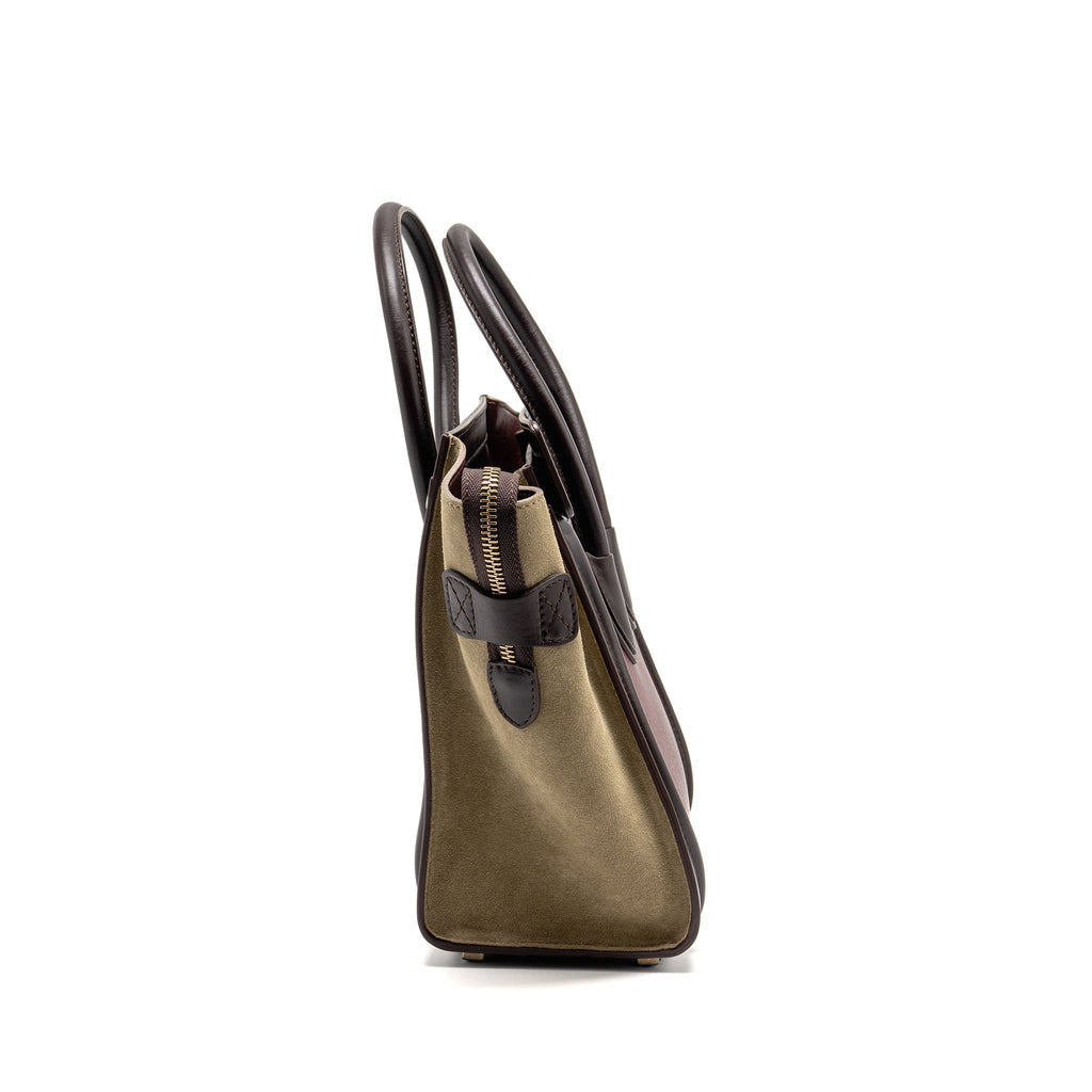 MICRO LUGGAGE BAG LEATHER MULTICOLOR