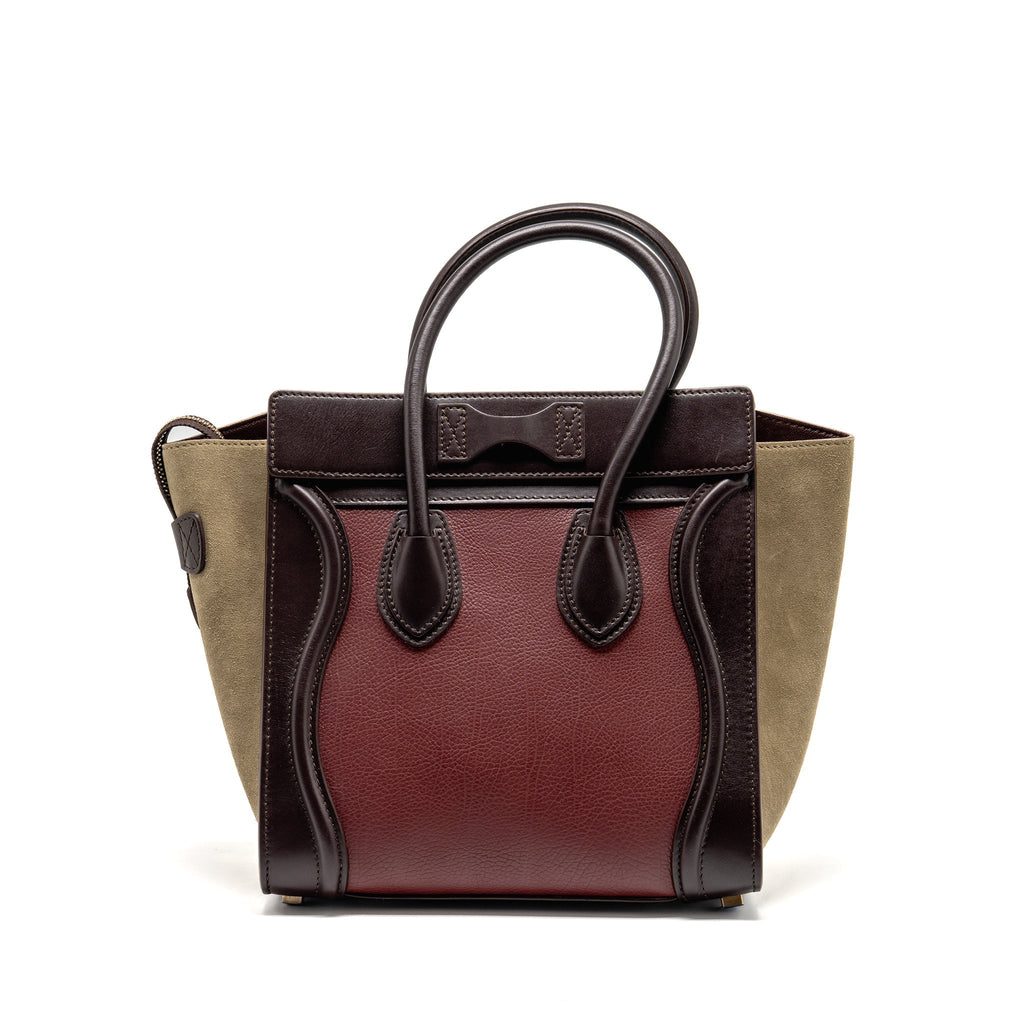 MICRO LUGGAGE BAG LEATHER MULTICOLOR