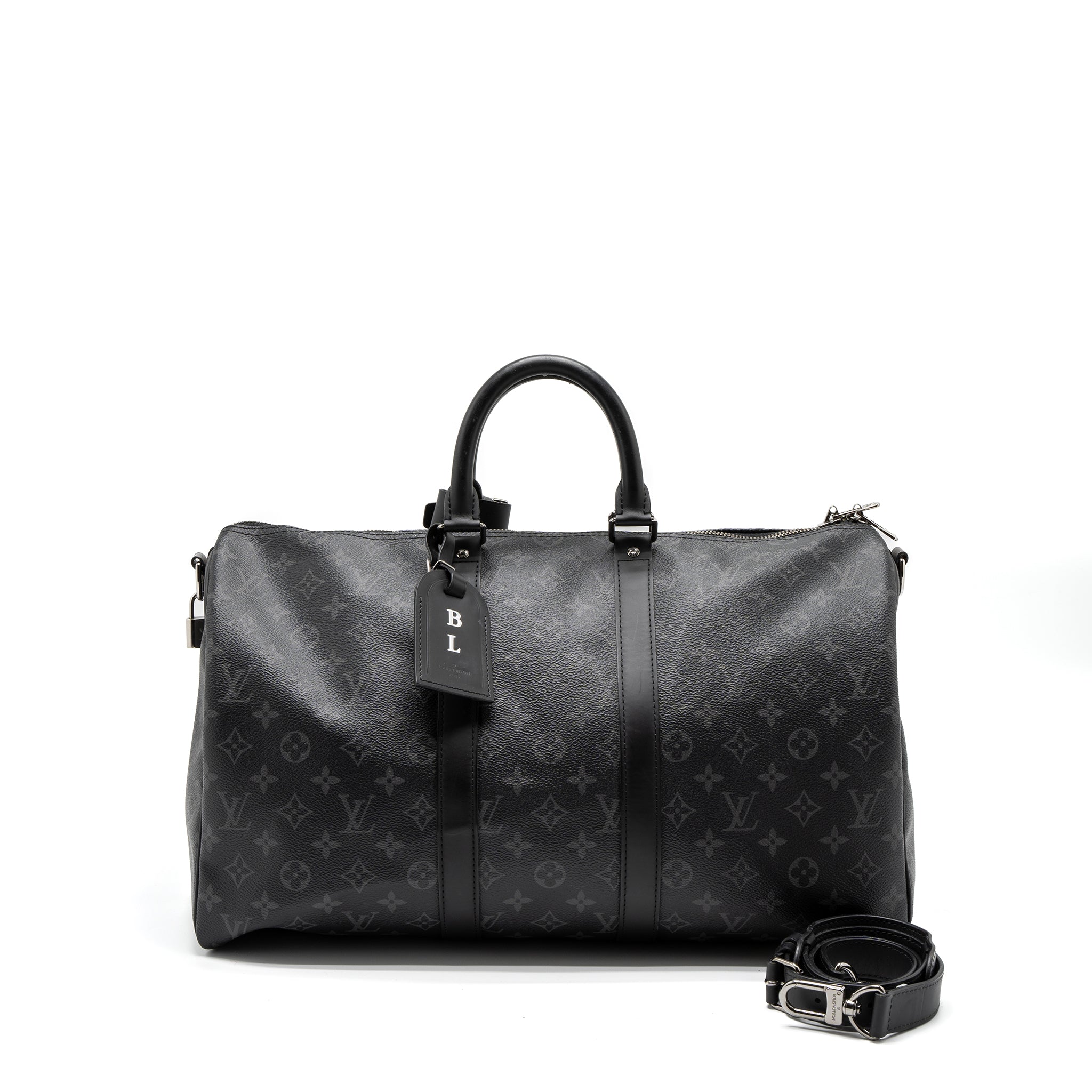 KEEPALL BANDOULIÈRE 45 MONOGRAM ECLIPSE CANVAS SHW