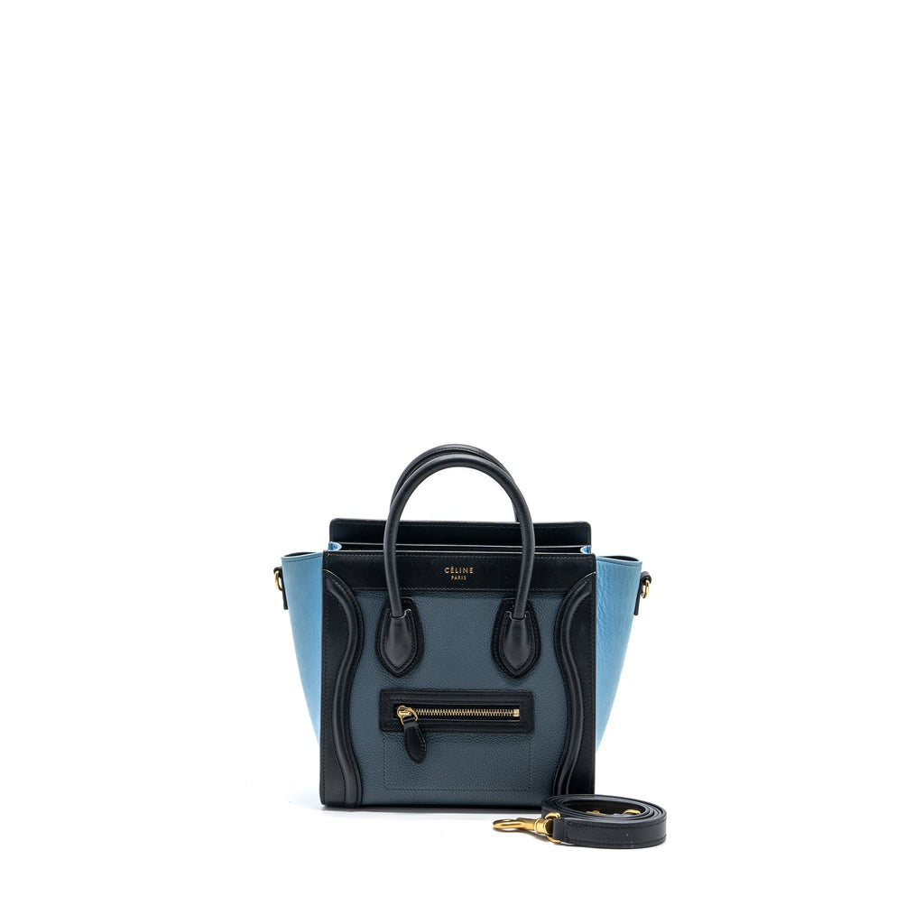 NANO LUGGAGE BAG MULTI COLOUR BLUE/DARK BLUE/BLACK GHW