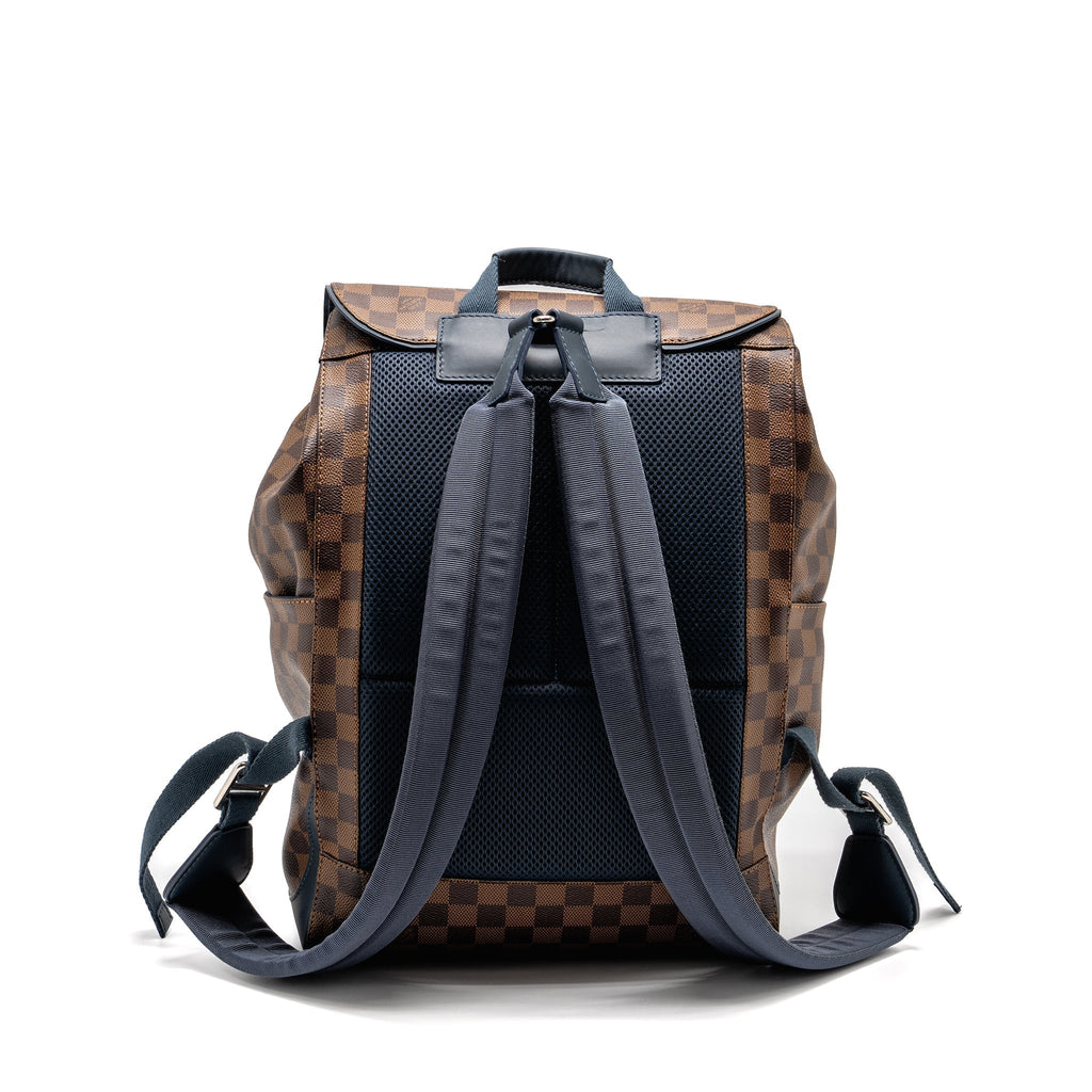 RUNNER BACKPACK DAMIER EBENE CANVAS/LEATHER SHW