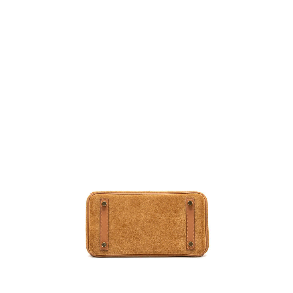 HERMES BIRKIN 25 GRIZZY / SWIFT GOLD GHW