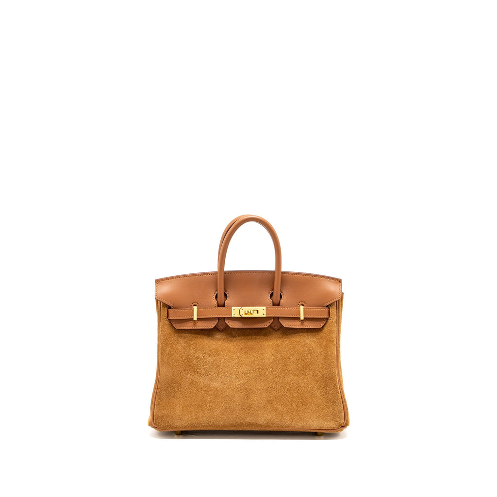 HERMES BIRKIN 25 GRIZZY / SWIFT GOLD GHW
