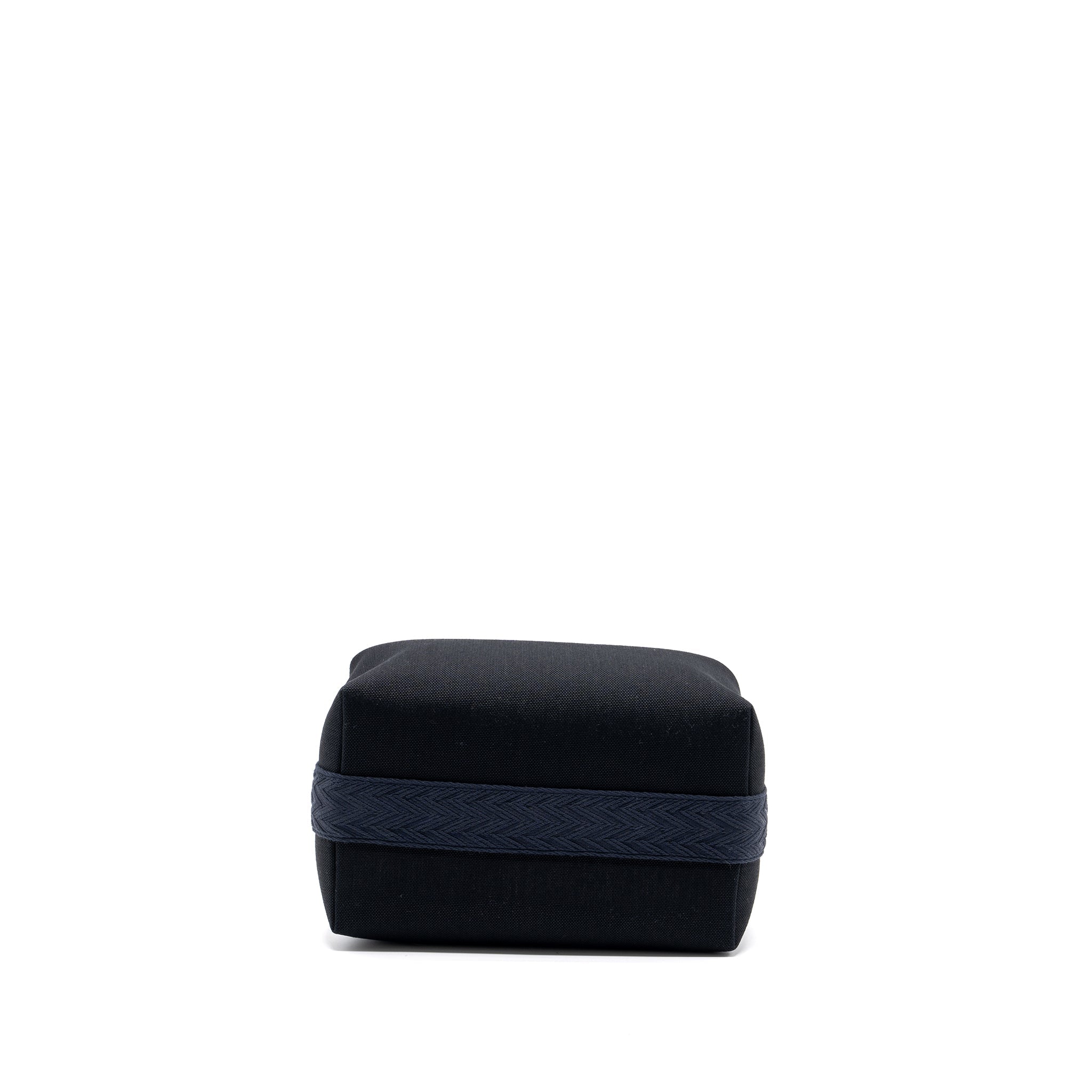 TROUSSE DE TOILETTE BRIDE A BRAC TRAVEL POUCH CANVAS BLACK/BLUE NUIT SHW
