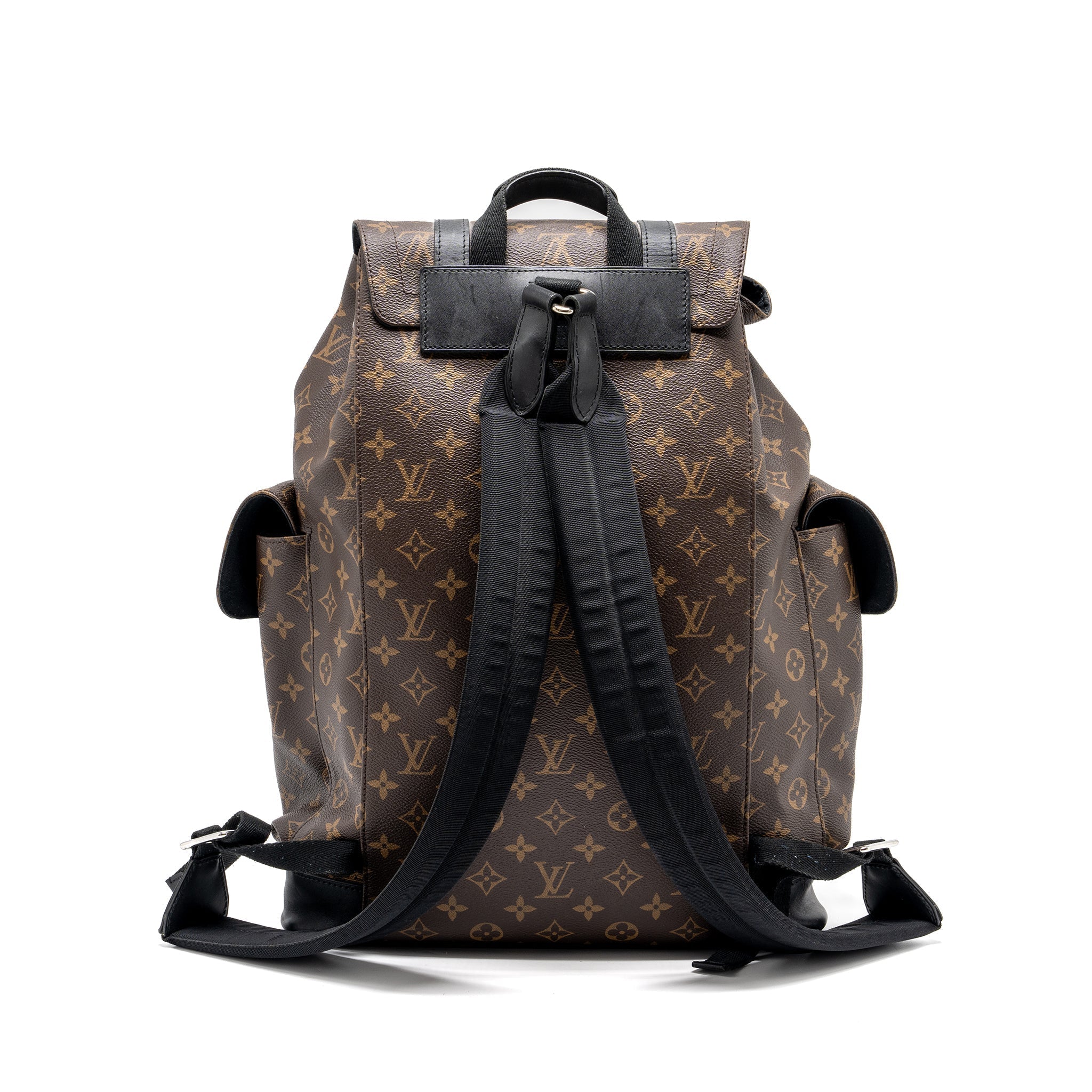 CHRISTOPHER BACKPACK MONOGRAM CANVAS/LEATHER SHW