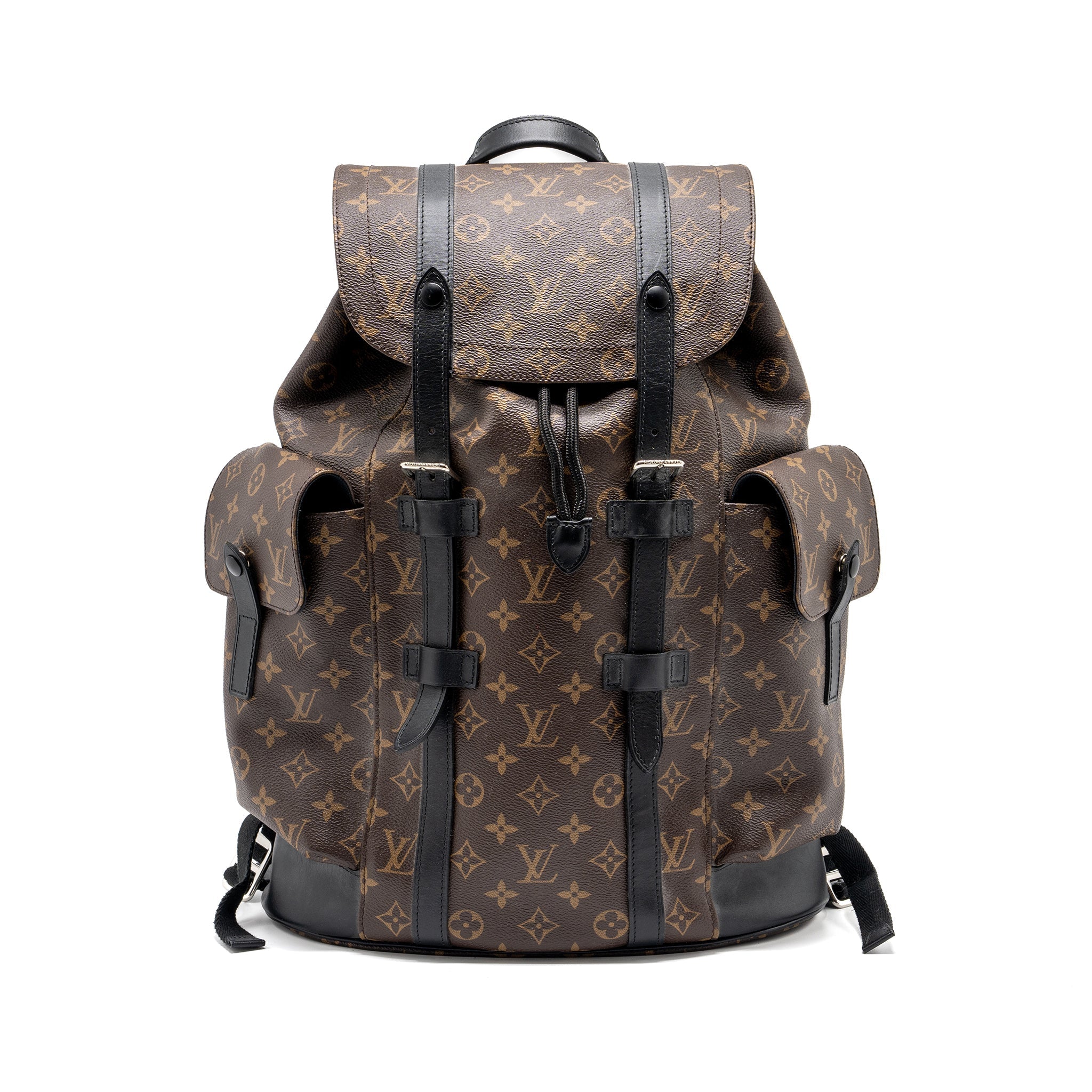 CHRISTOPHER BACKPACK MONOGRAM CANVAS/LEATHER SHW