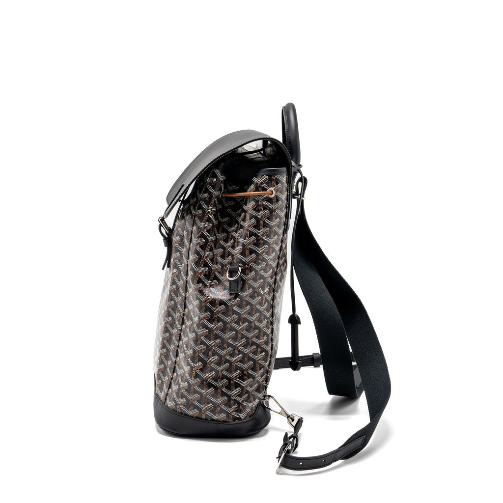 ALPIN BACKPACK GOYARDINE CANVAS BLACK SHW