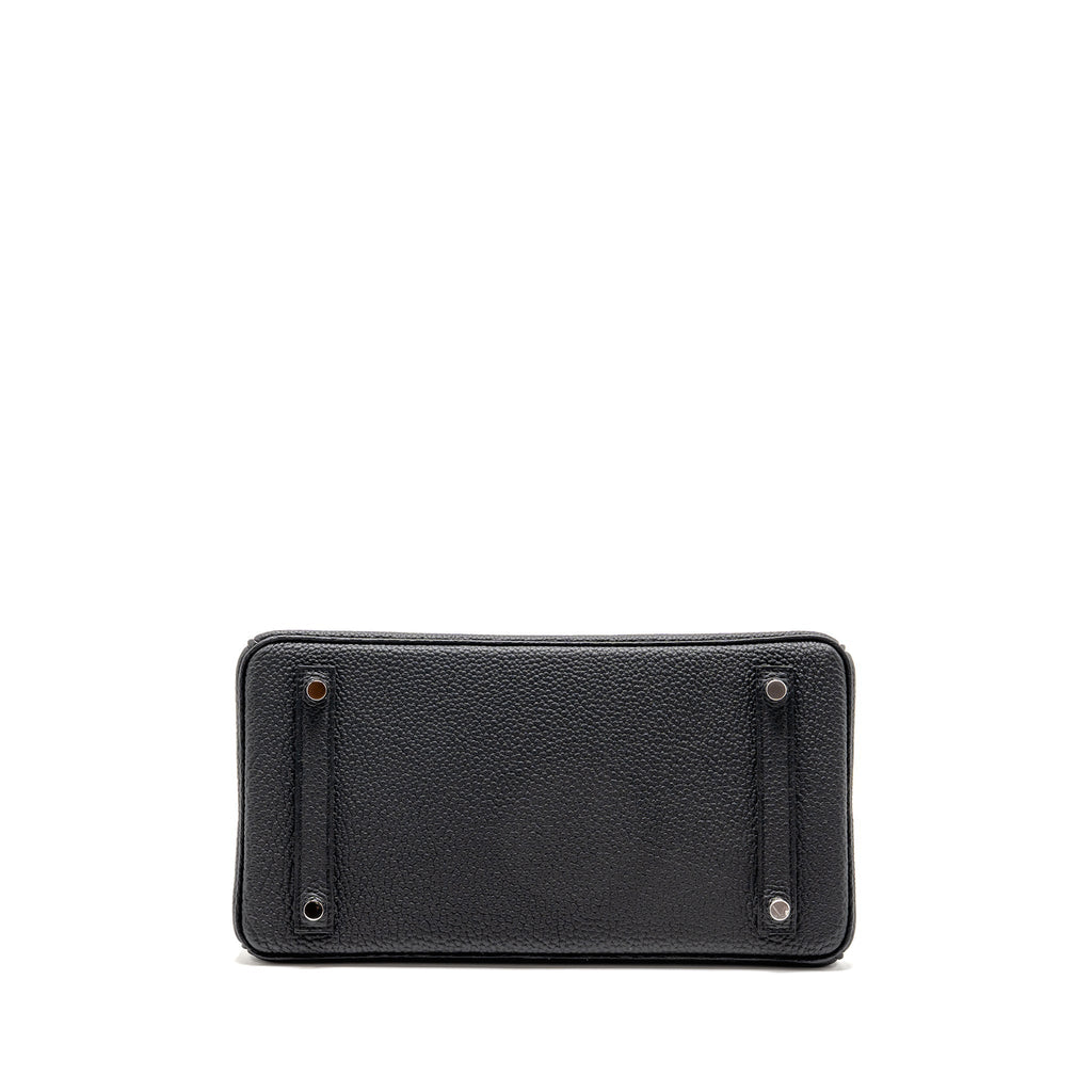 HERMES BIRKIN 30 TOGO BLACK BRUSHED SHW