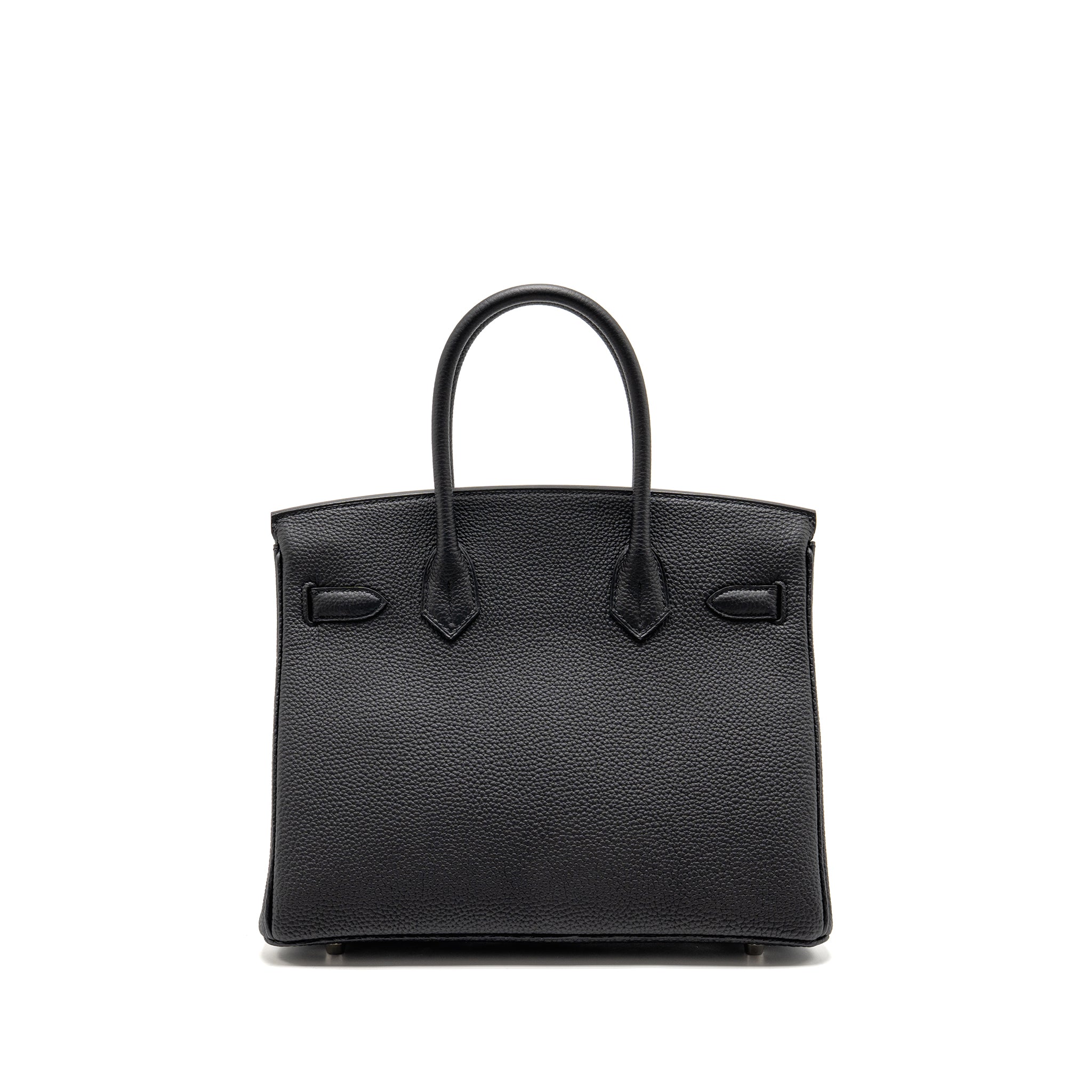HERMES BIRKIN 30 TOGO BLACK BRUSHED SHW