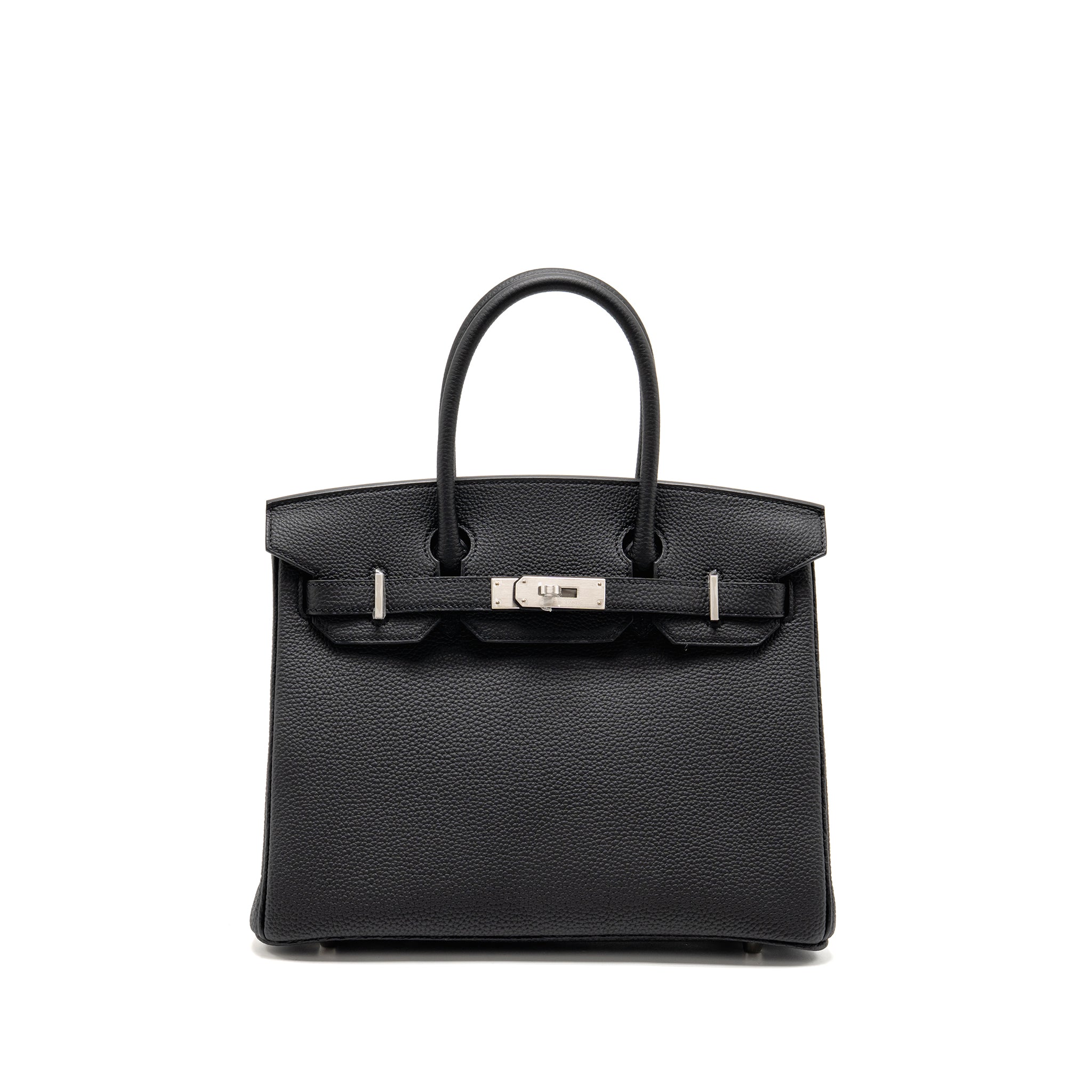 HERMES BIRKIN 30 TOGO BLACK BRUSHED SHW
