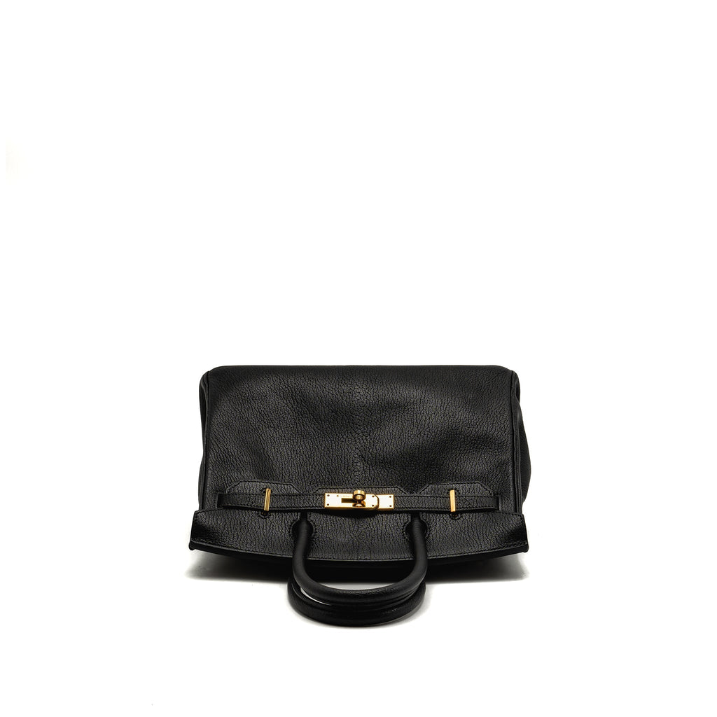 HERMES BIRKIN 30 CHÈVRE DE COROMANDEL BLACK GHW