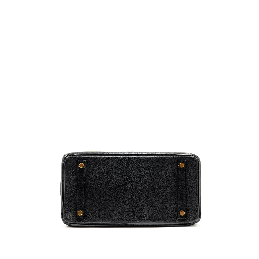 HERMES BIRKIN 30 CHÈVRE DE COROMANDEL BLACK GHW