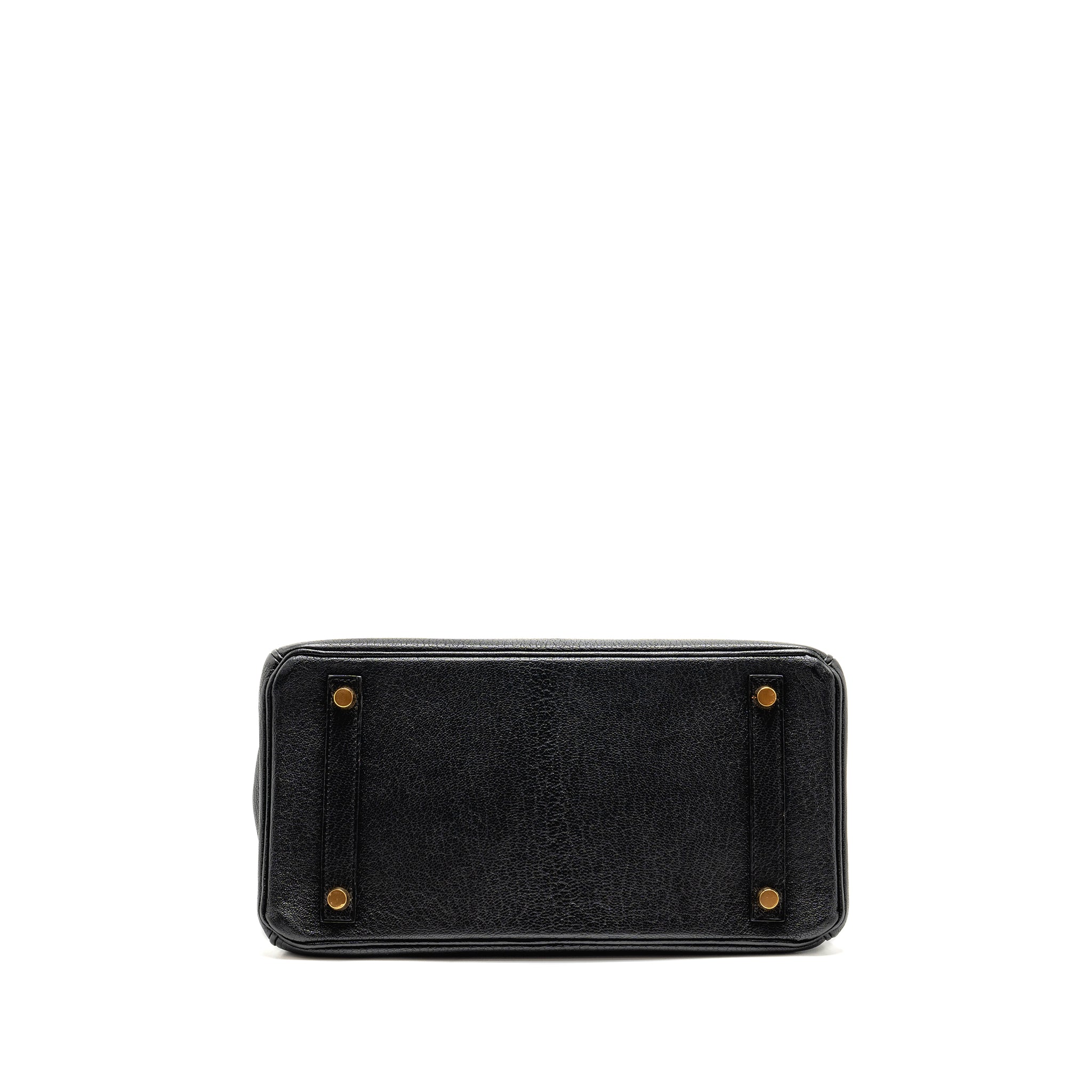 HERMES BIRKIN 30 CHÈVRE DE COROMANDEL BLACK GHW