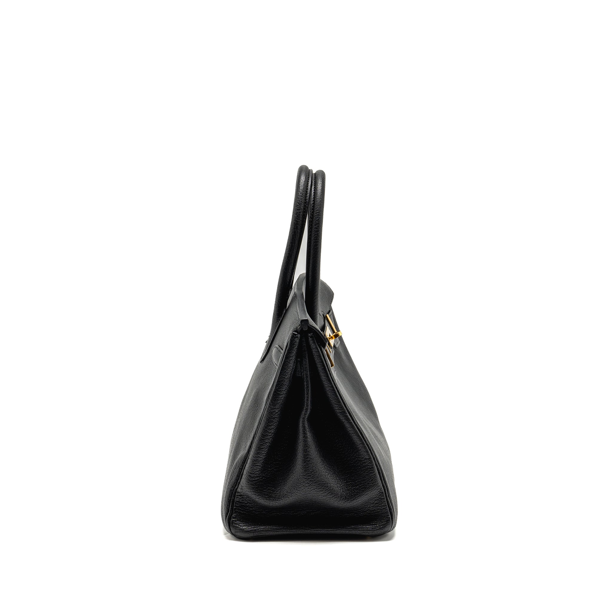 HERMES BIRKIN 30 CHÈVRE DE COROMANDEL BLACK GHW