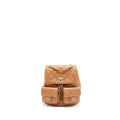23P TRIPLE PACK BACKPACK CAVIAR DARK BEIGE LGHW(MICROCHIP)