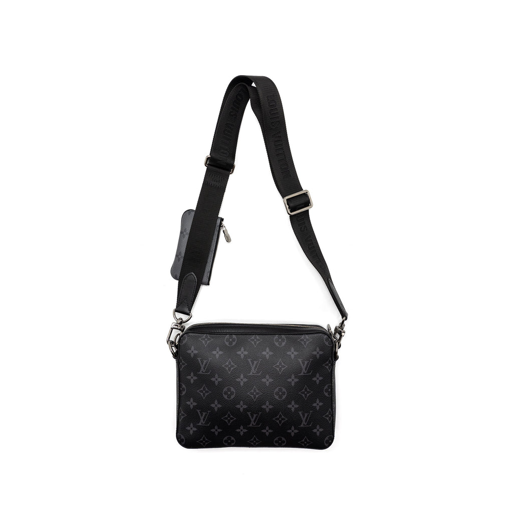 TRIO MESSENGER BAG MONOGRAM ECLIPSE SHW