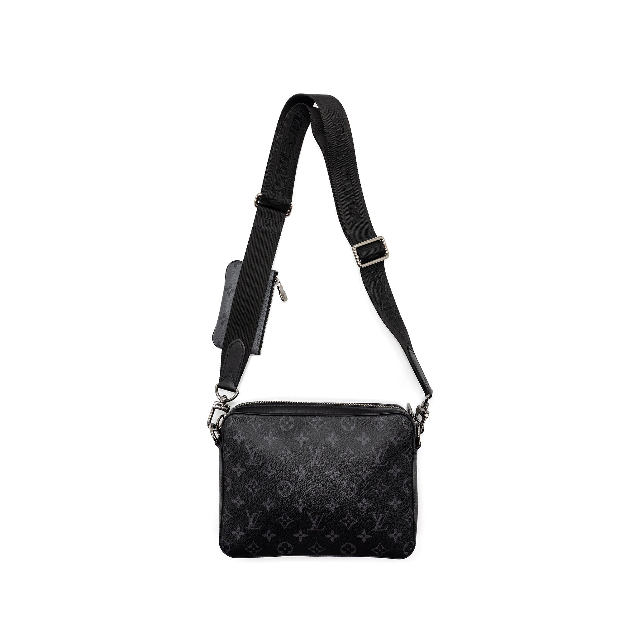 TRIO MESSENGER BAG MONOGRAM ECLIPSE SHW