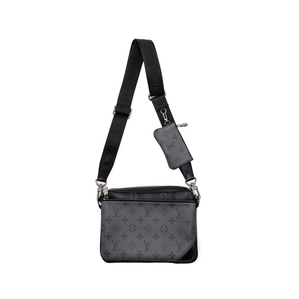 TRIO MESSENGER BAG MONOGRAM ECLIPSE SHW