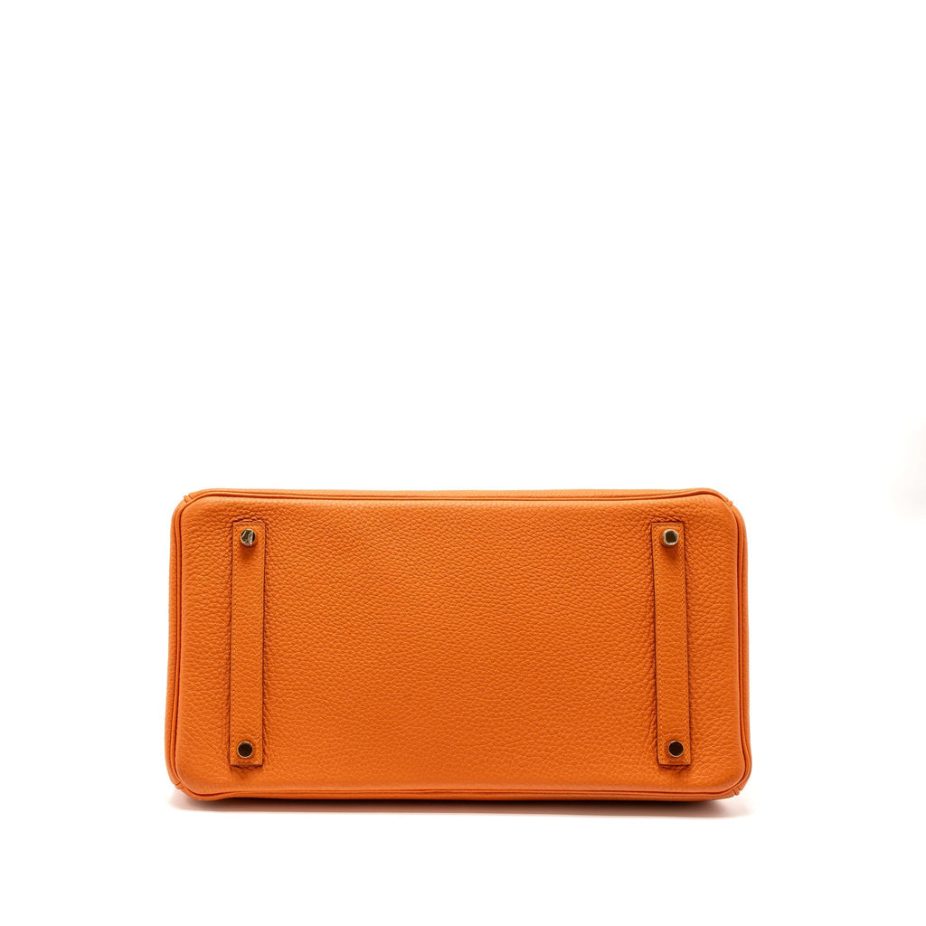 HERMES BIRKIN 35 TOGO ORANGE GHW