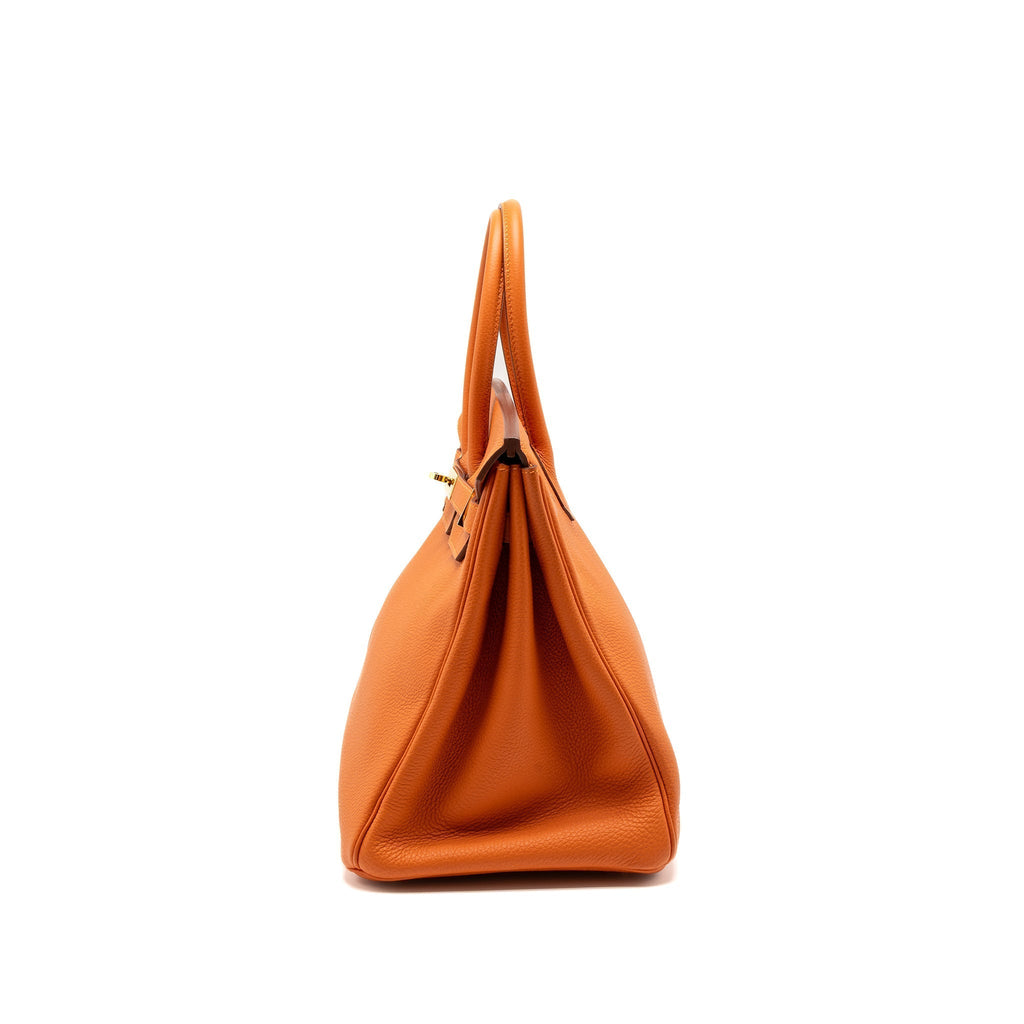 HERMES BIRKIN 35 TOGO ORANGE GHW