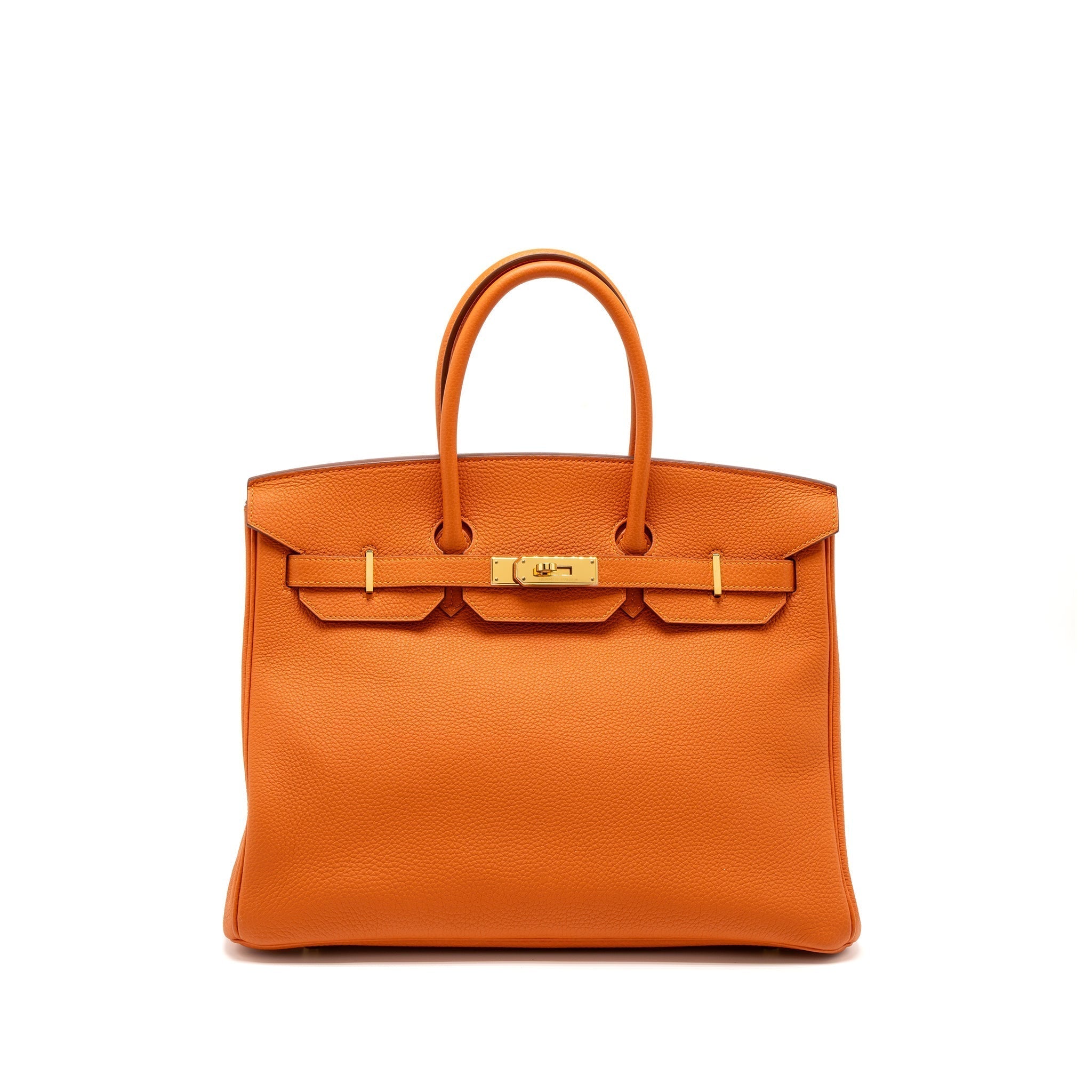 HERMES BIRKIN 35 TOGO ORANGE GHW
