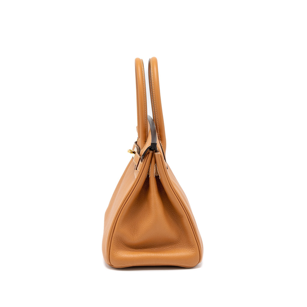 HERMES BIRKIN 30 NOVILLO 1H TOFFEE GHW