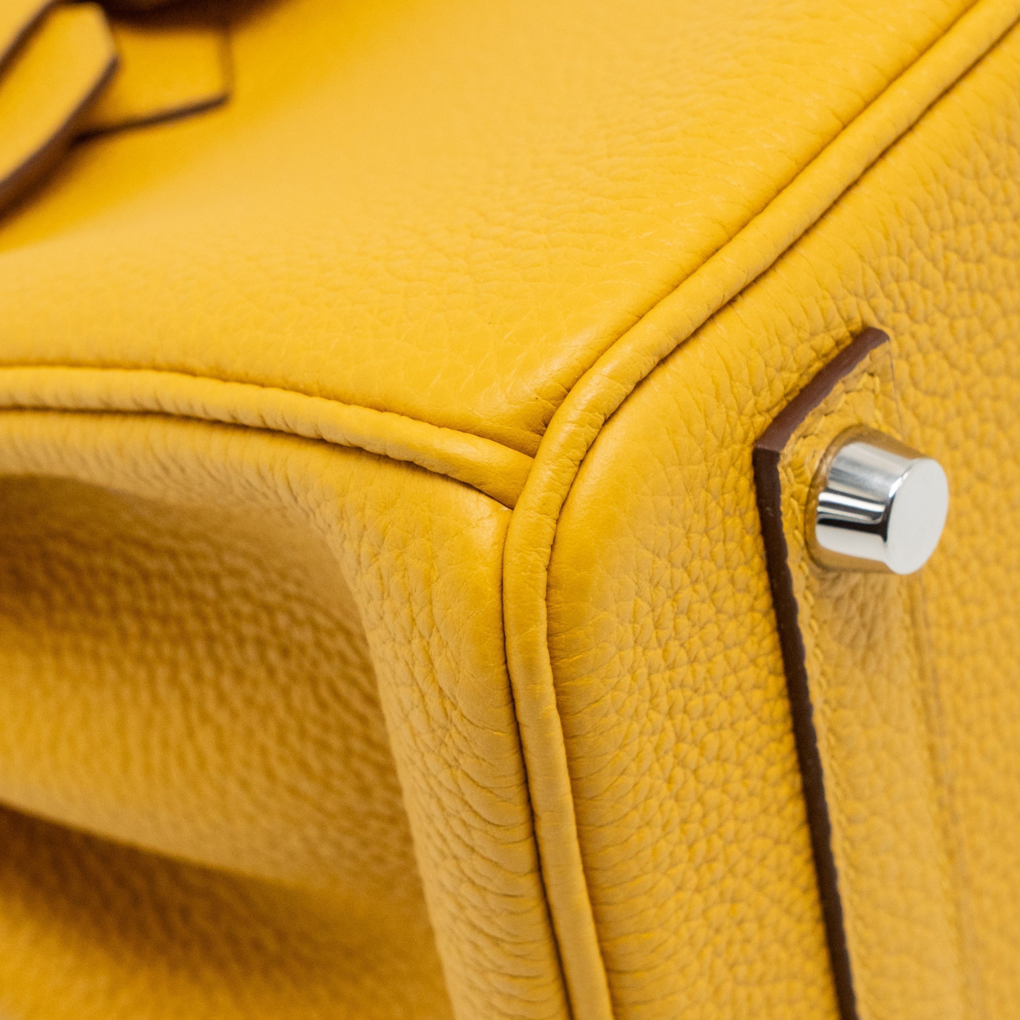 HERMES BIRKIN 25 TOGO JAUNE AMBER SHW