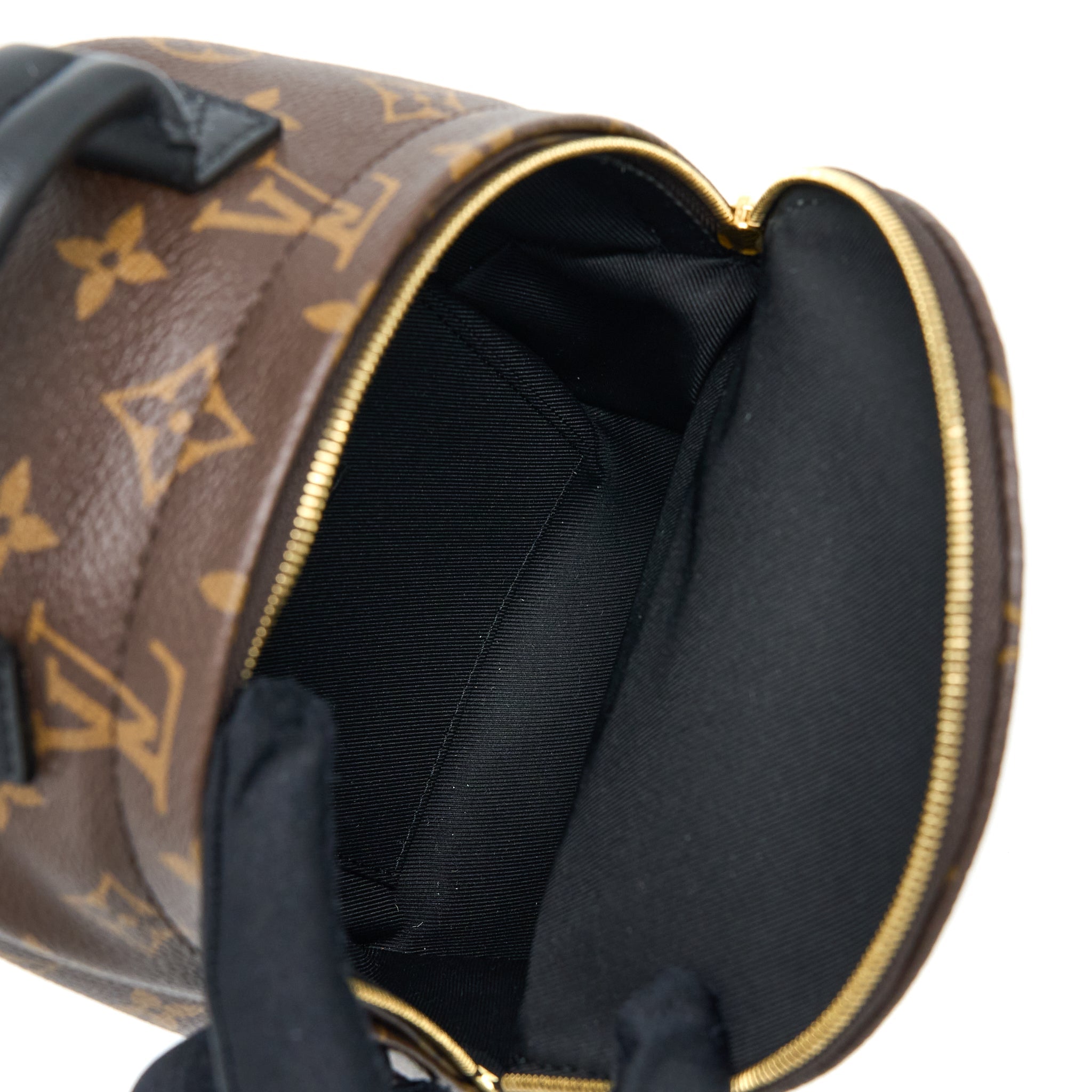 MINI PALM SPRING BACKPACK MONOGRAM CANVAS GHW