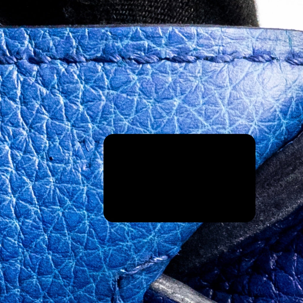 HERMES HAC BIRKIN 40 COSMOS LIMITED EDITION TOGO BLUE NUIT / VIOLET BRUSHED SHW