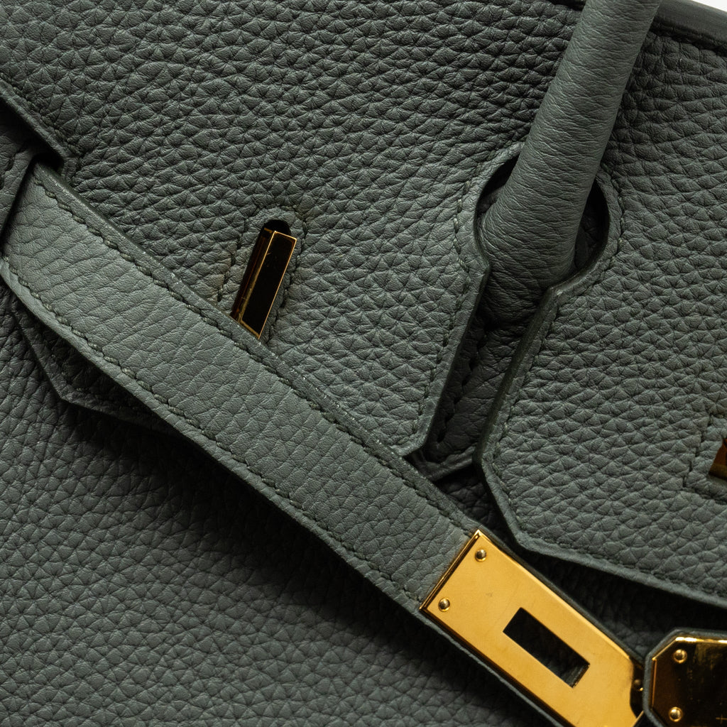 HERMES BIRKIN 30 TOGO VERT AMANDE GHW