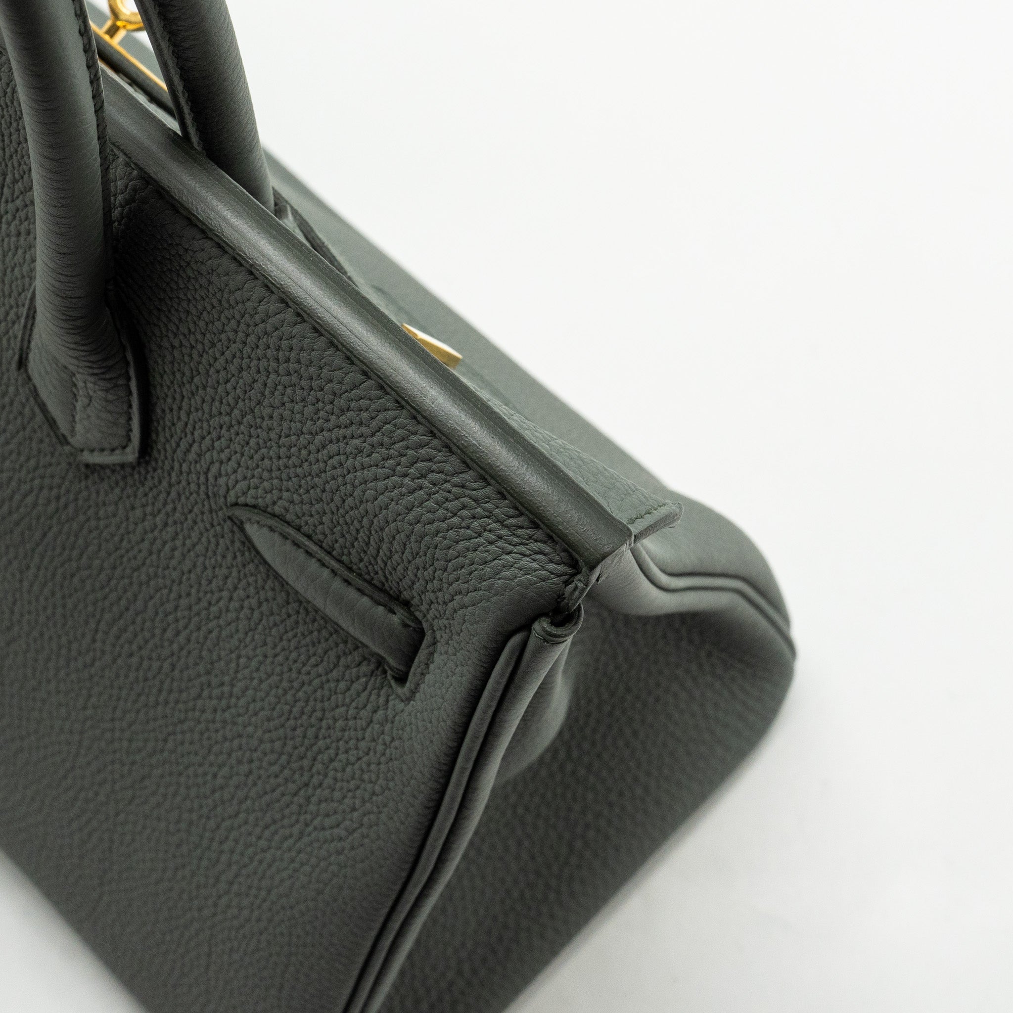 HERMES BIRKIN 30 TOGO VERT AMANDE GHW