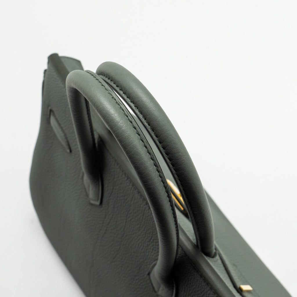 HERMES BIRKIN 30 TOGO VERT AMANDE GHW