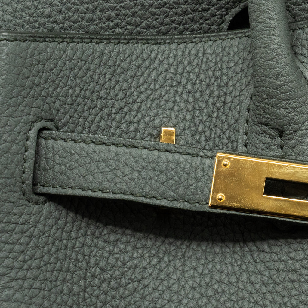 HERMES BIRKIN 30 TOGO VERT AMANDE GHW