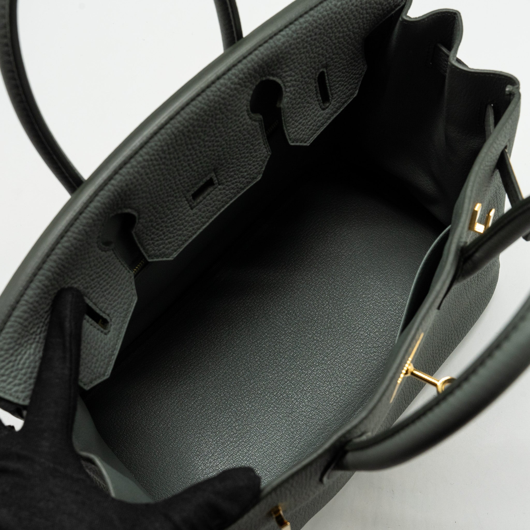 HERMES BIRKIN 30 TOGO VERT AMANDE GHW