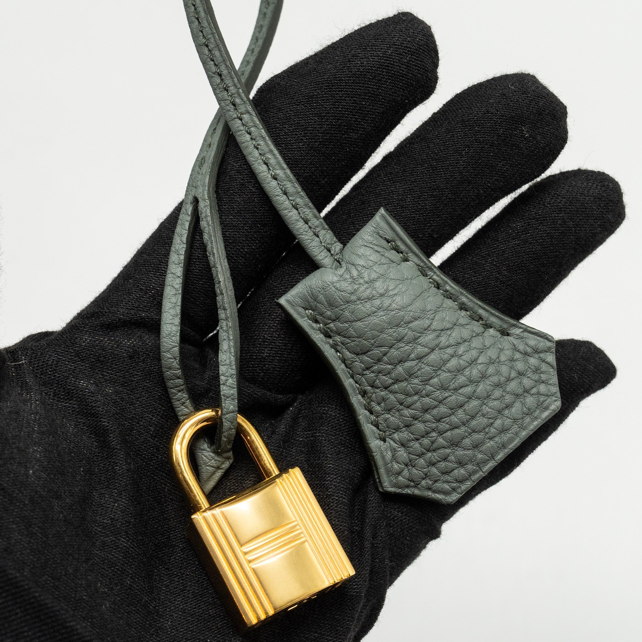 HERMES BIRKIN 30 TOGO VERT AMANDE GHW
