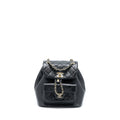22C MINI DUMA BACKPACK AGED CALFSKIN BLACK LGHW (MICROCHIP)