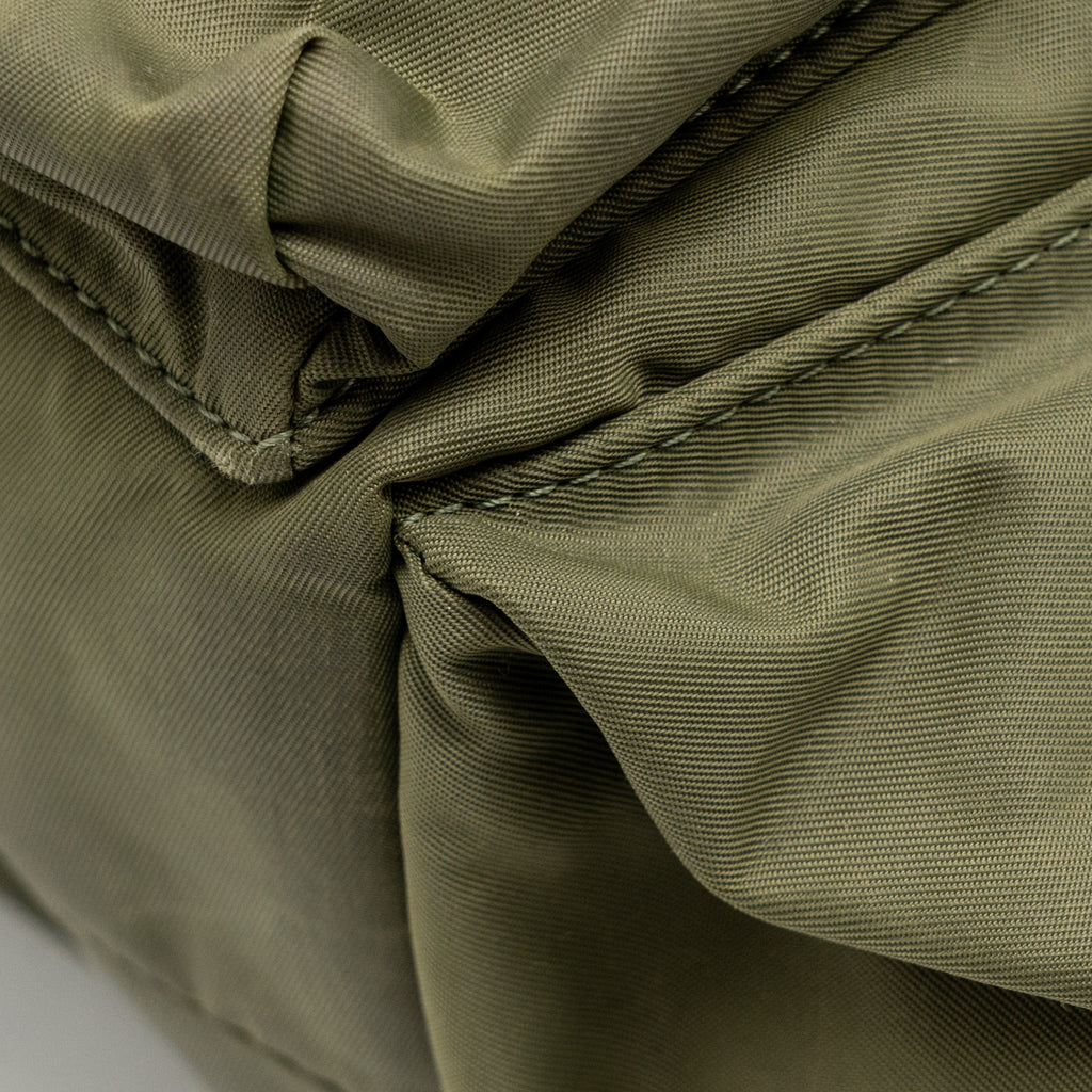 PATCHES RUCKSACK MEDIUM BACKPACK NYLON DARK GREEN GHW