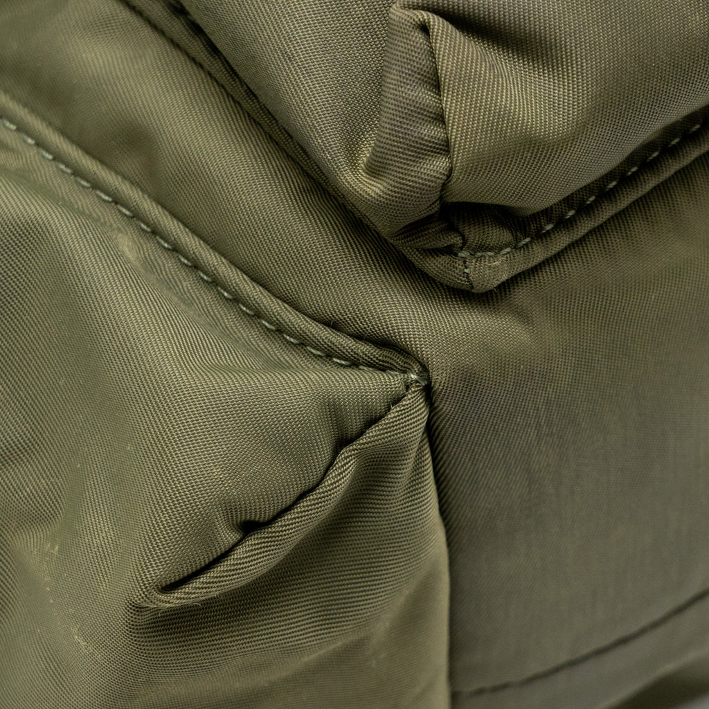 PATCHES RUCKSACK MEDIUM BACKPACK NYLON DARK GREEN GHW