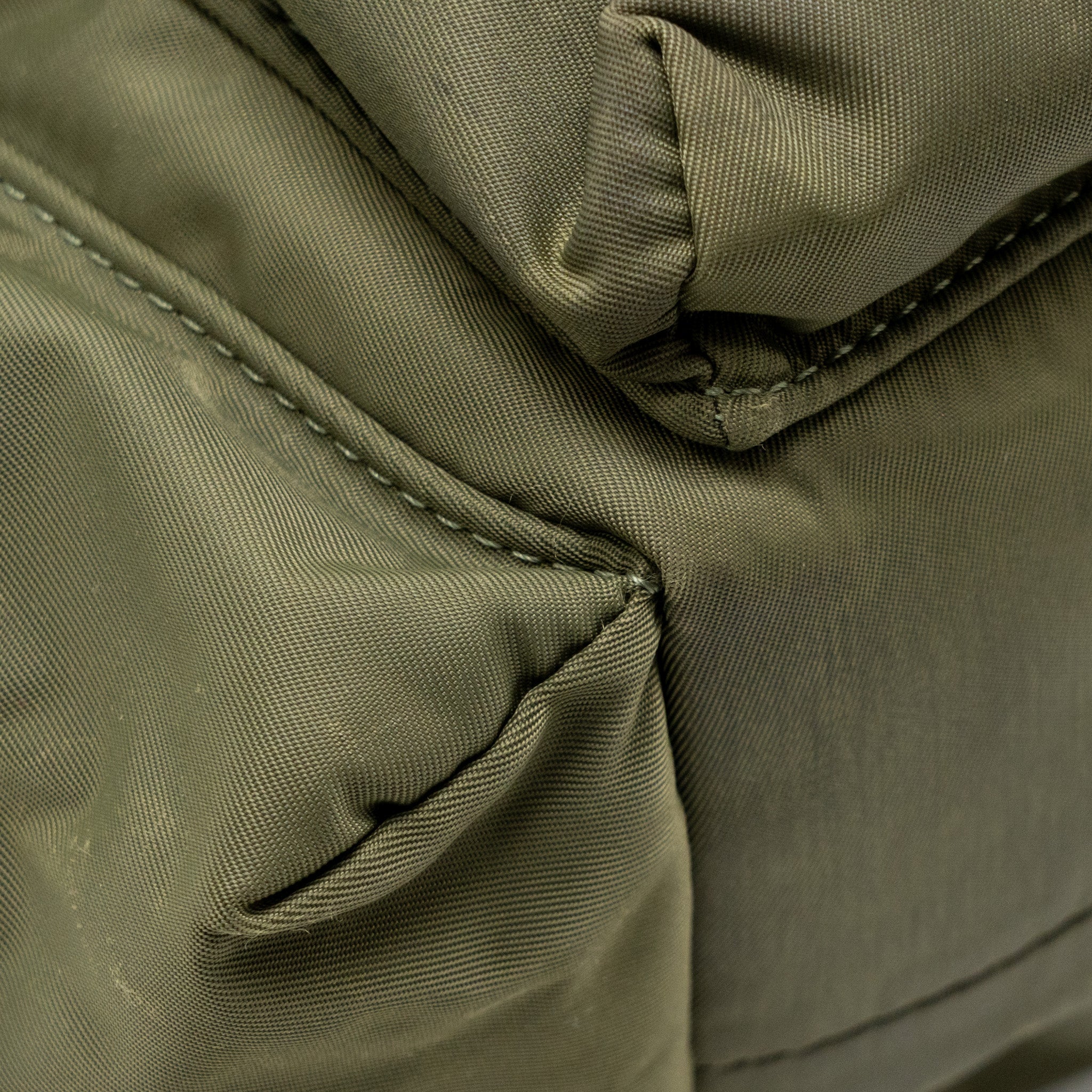 PATCHES RUCKSACK MEDIUM BACKPACK NYLON DARK GREEN GHW