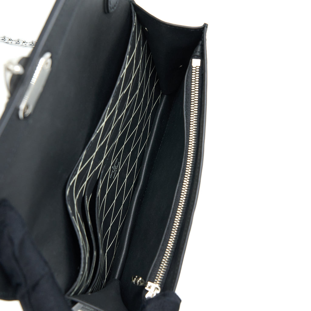 TRUNK CHAIN WALLET EPI BLACK SHW