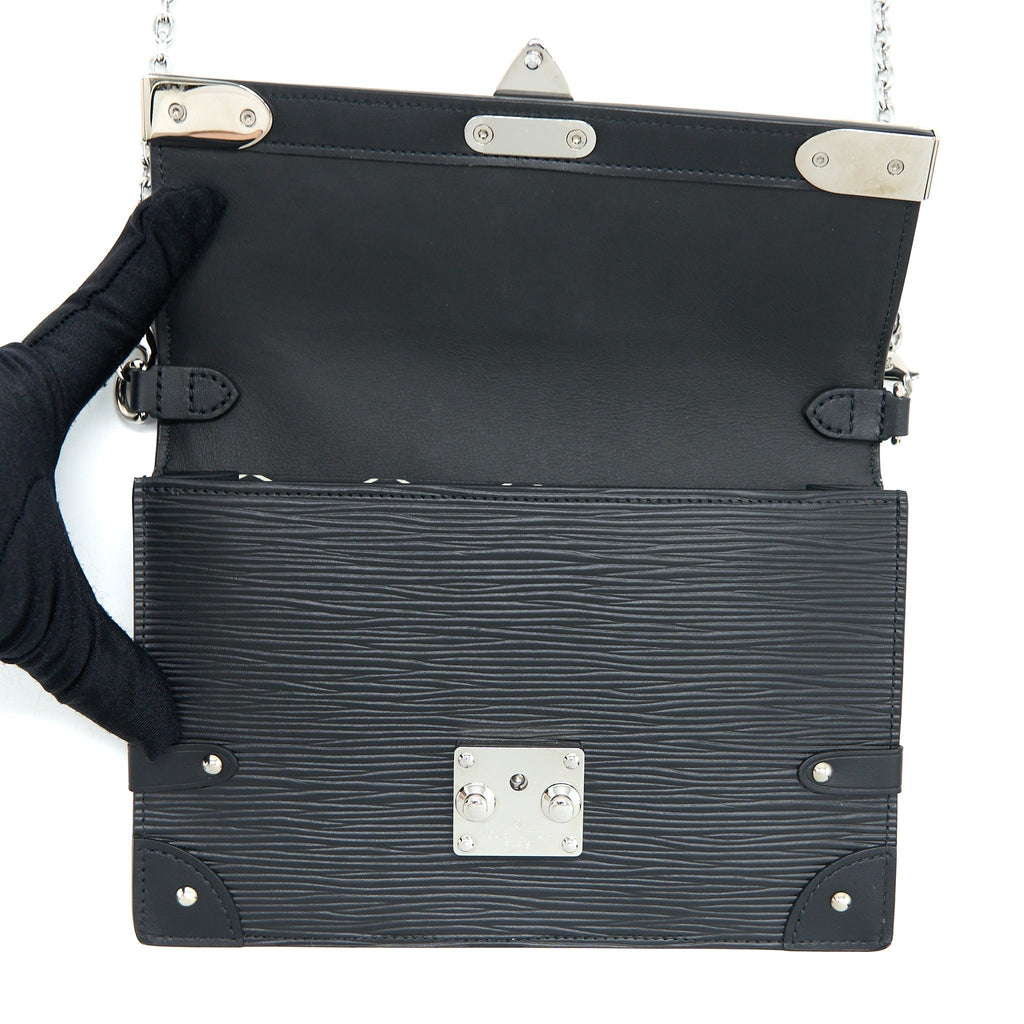 TRUNK CHAIN WALLET EPI BLACK SHW