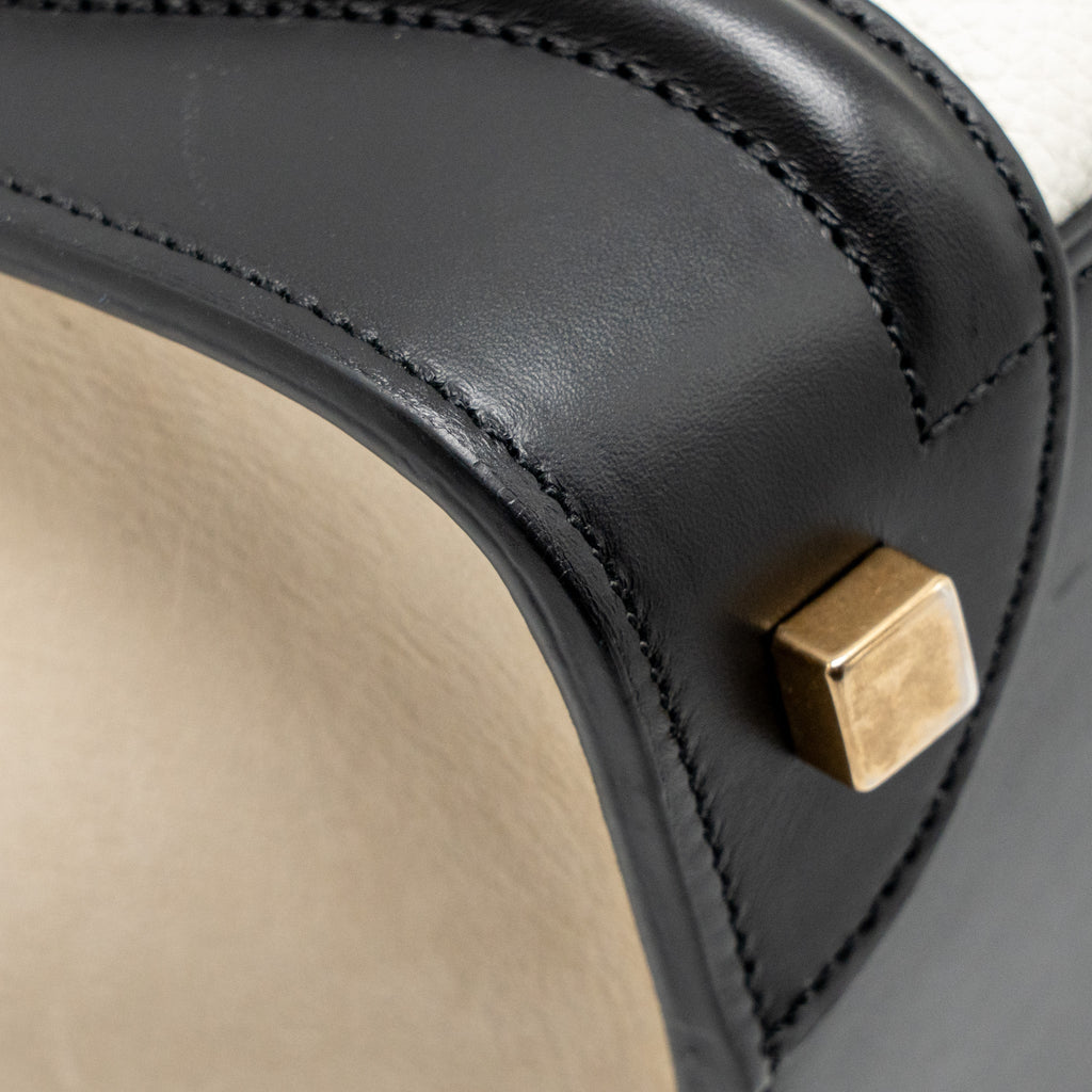 MICRO LUGGAGE BAG CALFSKIN WHITE/MULTICOLOUR GHW
