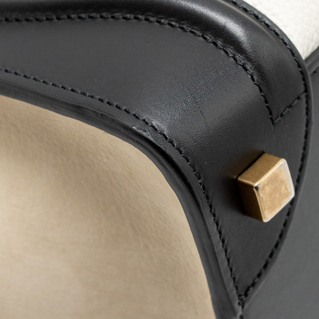 MICRO LUGGAGE BAG CALFSKIN WHITE/MULTICOLOUR GHW